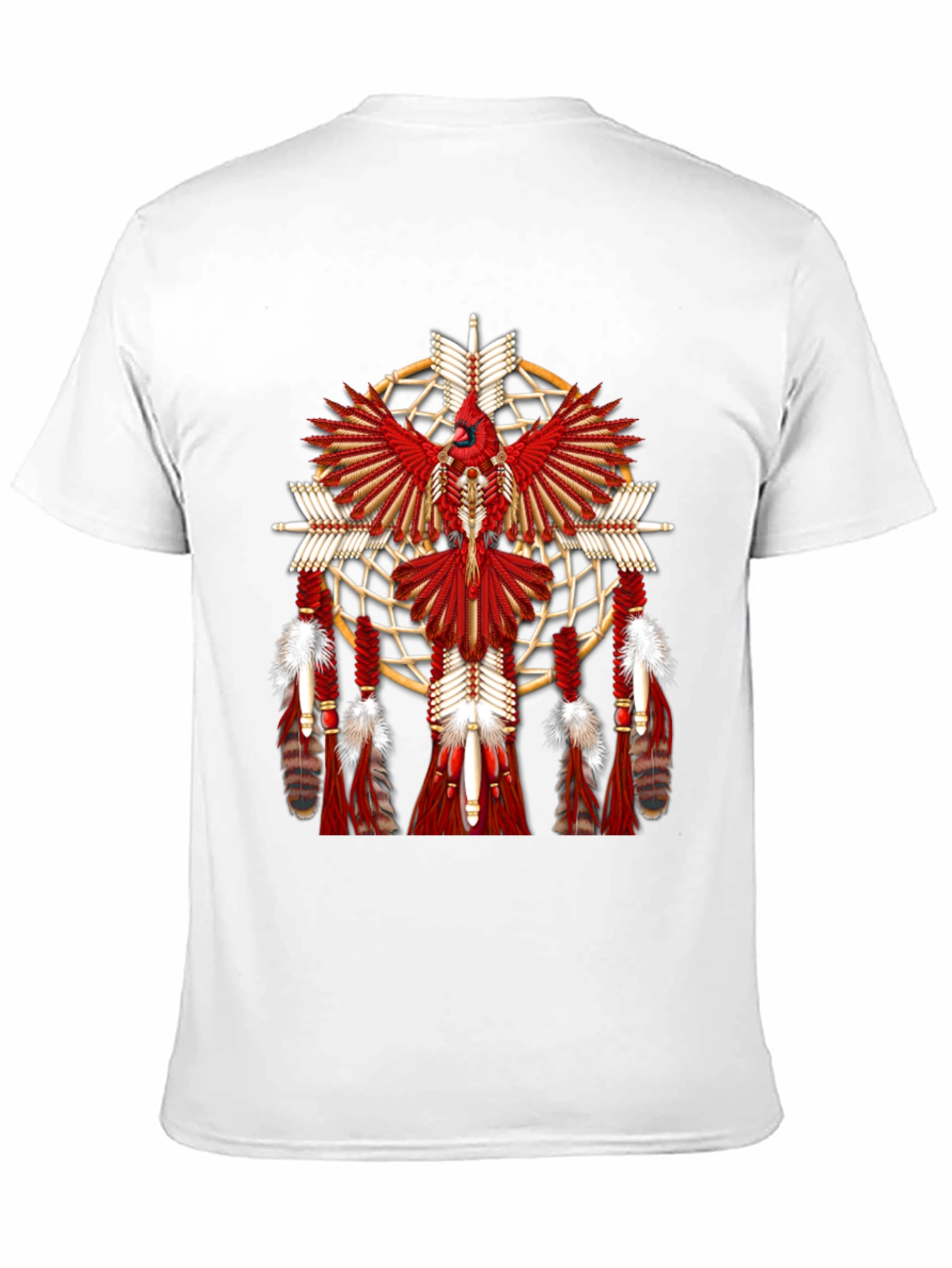 Black Cardinal Dreamcatcher Graphic Tee view 11