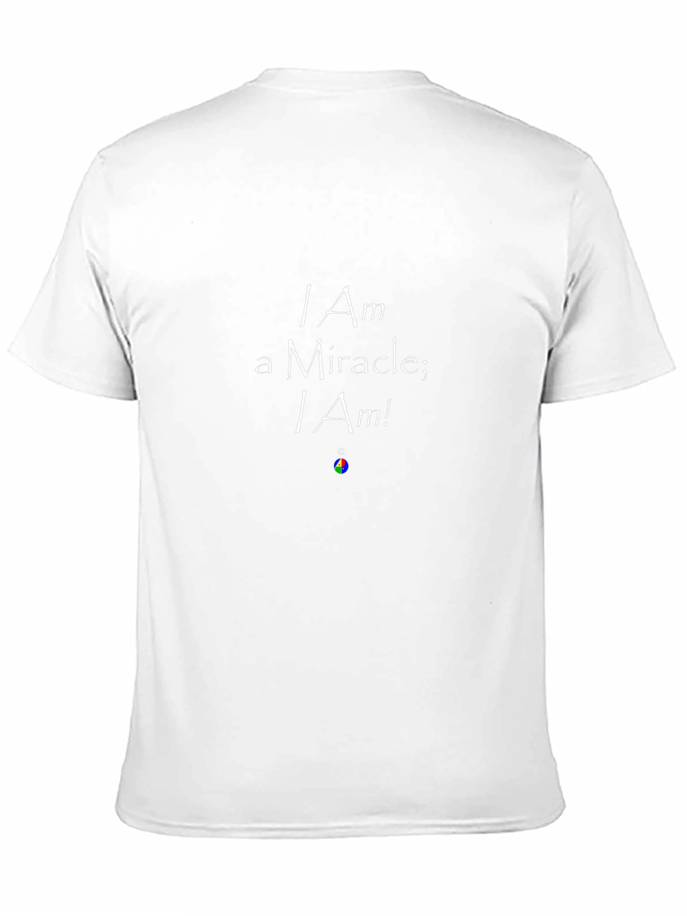 Black I Am a Miracle T-Shirt - Inspirational Tee view 11