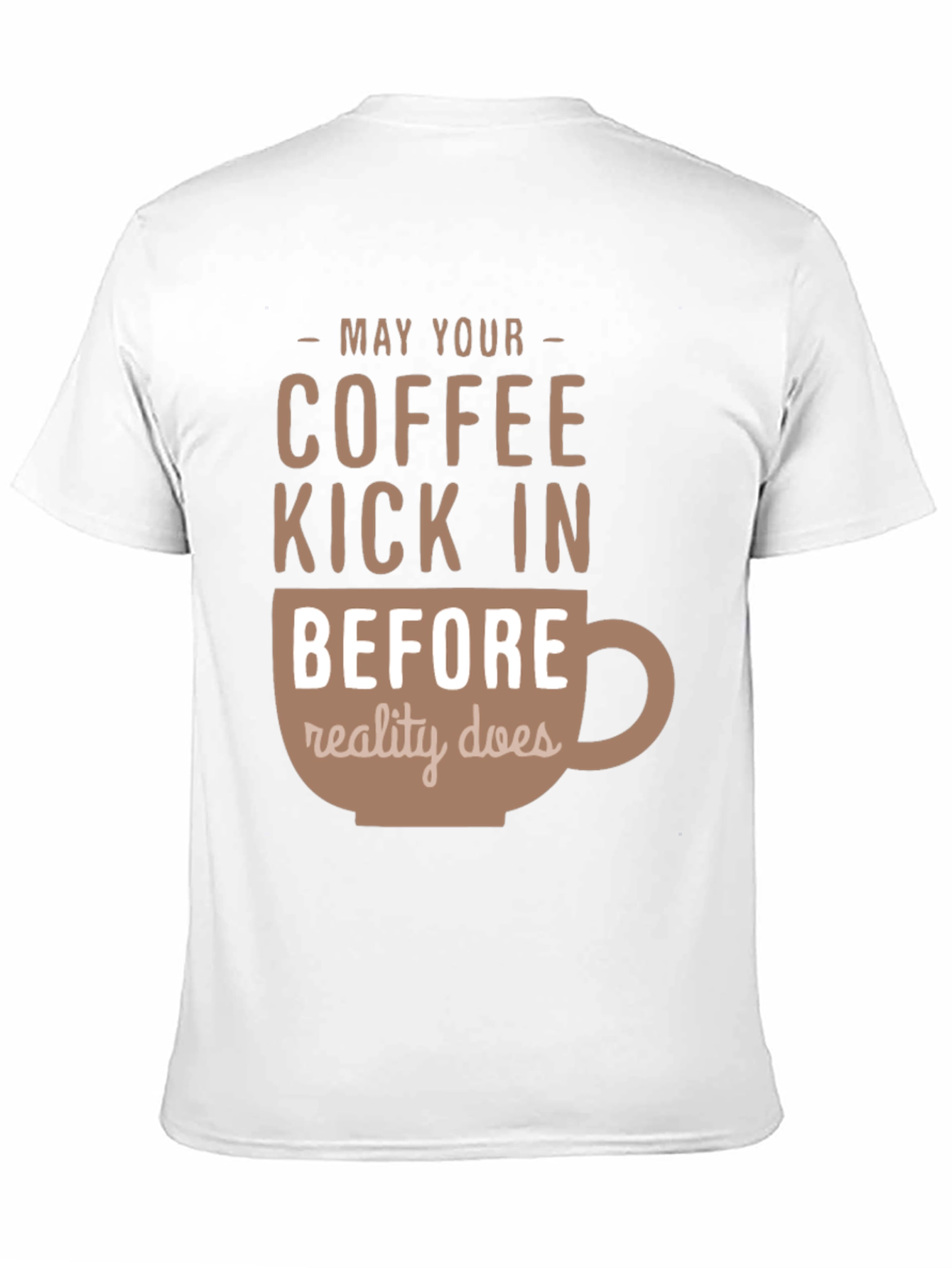 Black Coffee Kick In T-Shirt - Funny Caffeine Tee view 11