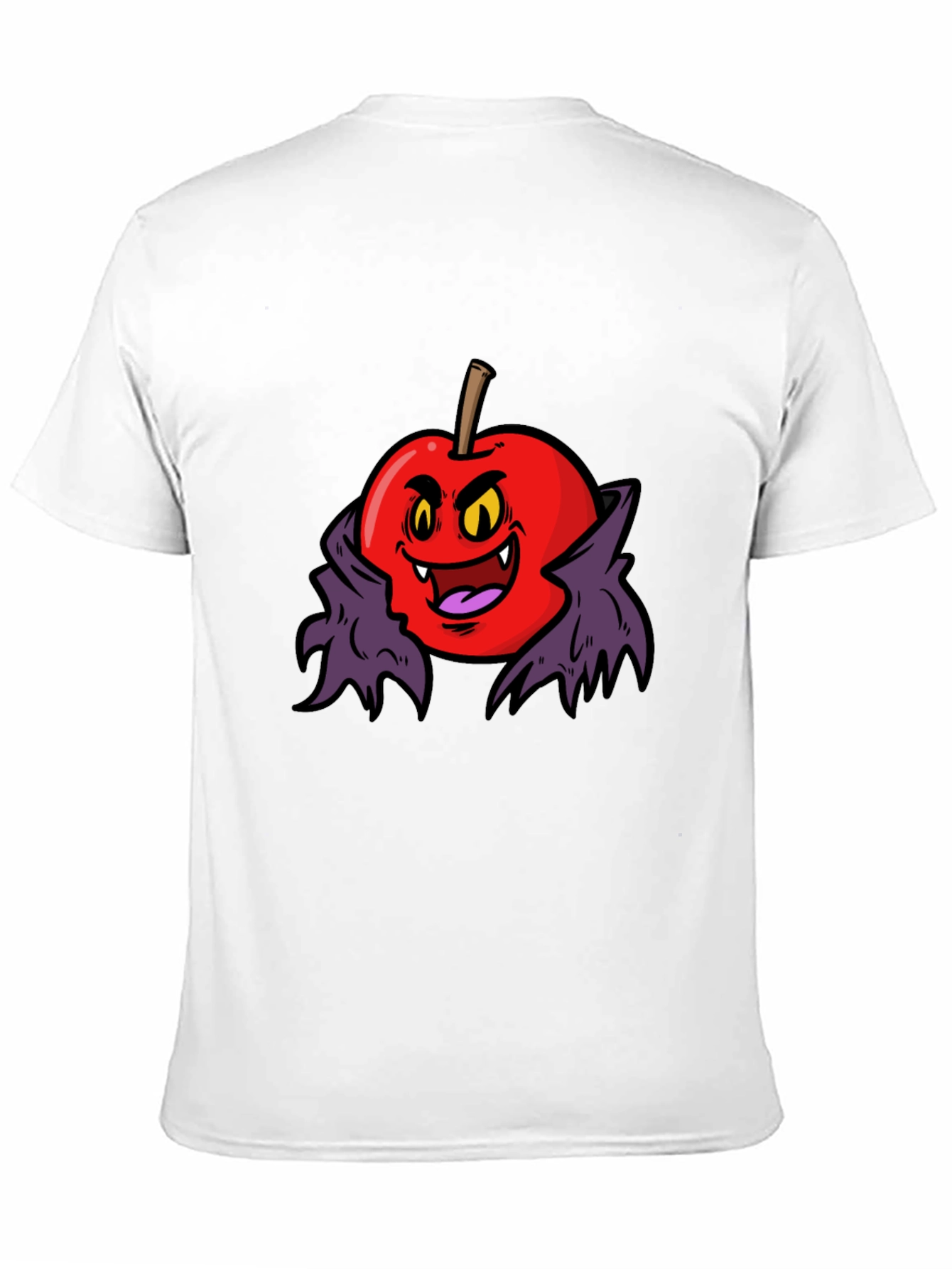 Black Vampire Apple Graphic Tee view 11