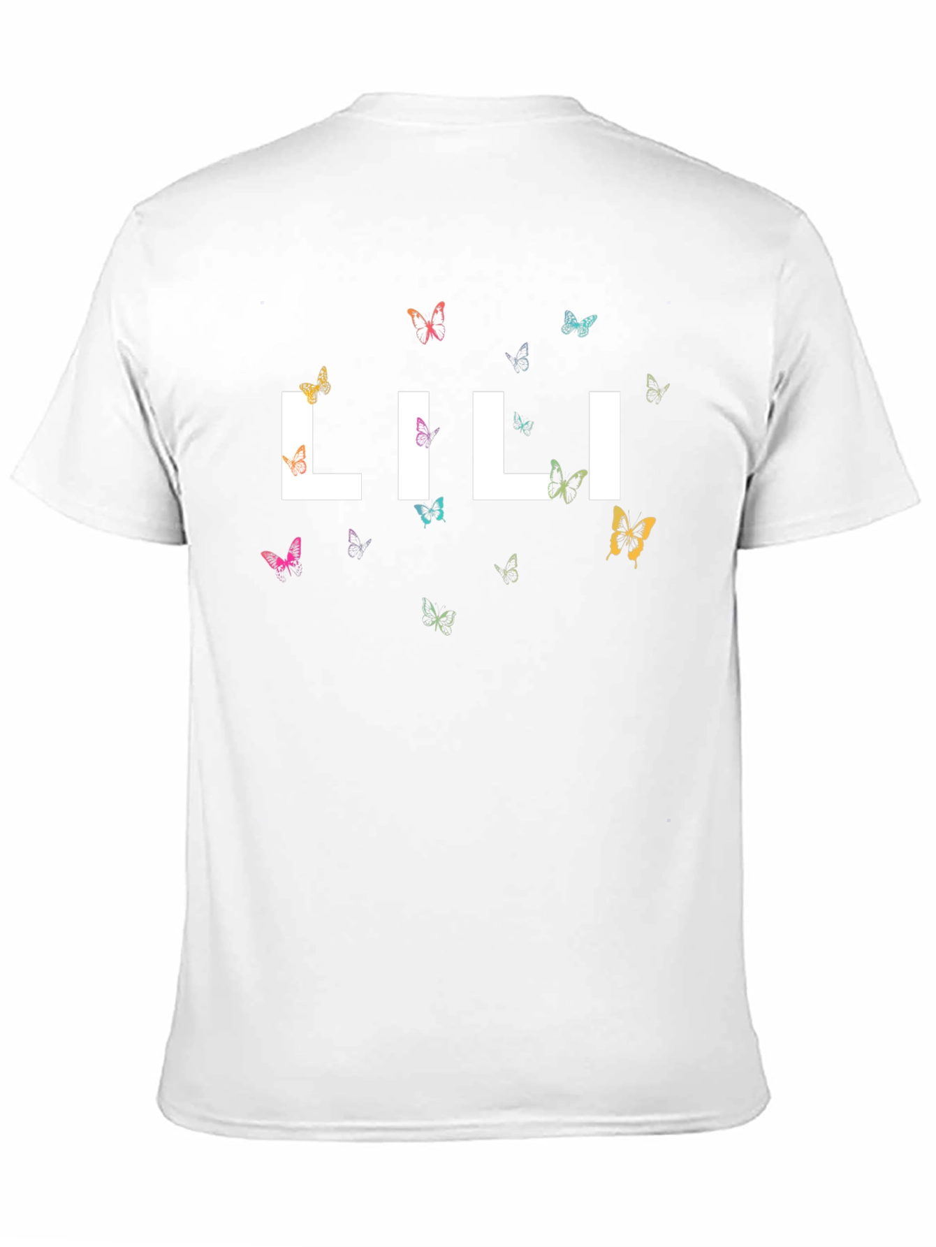 Black Lili Butterfly Graphic T-Shirt view 11