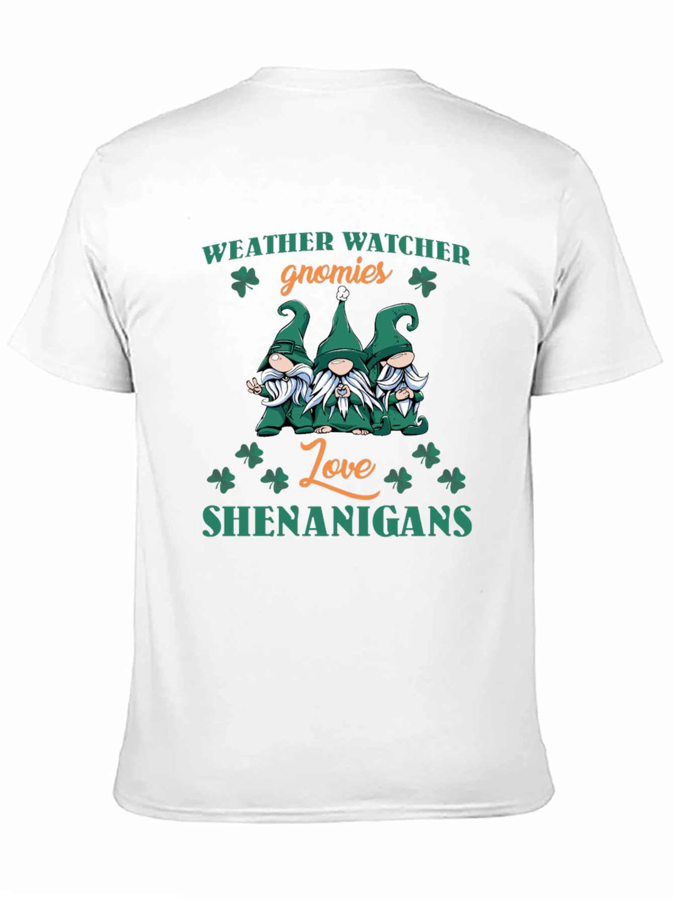 Weather Watcher Gnomies St. Patrick's Day T-Shirt - 11