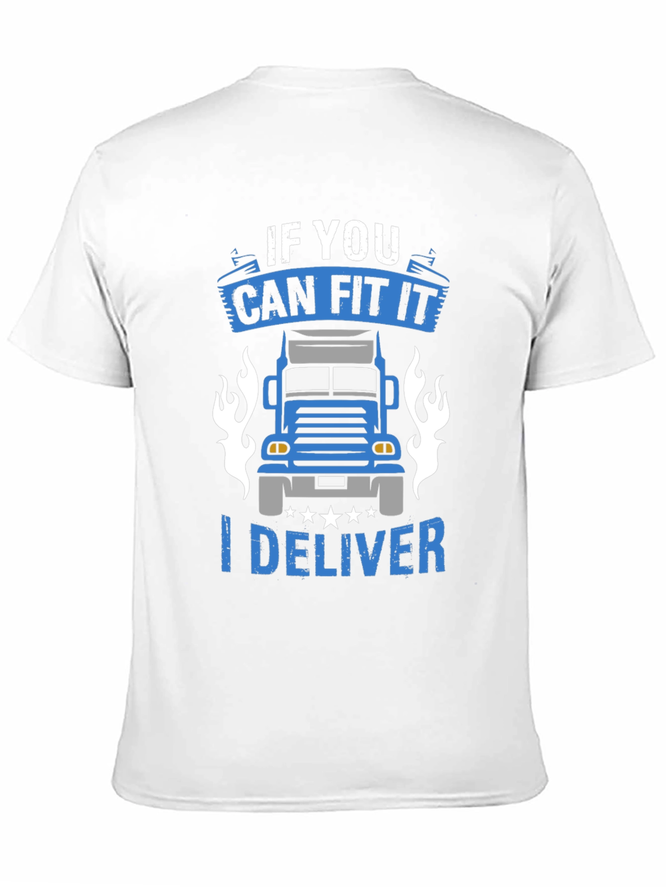 Black If You Can Fit It, I Deliver Black T-Shirt view 11