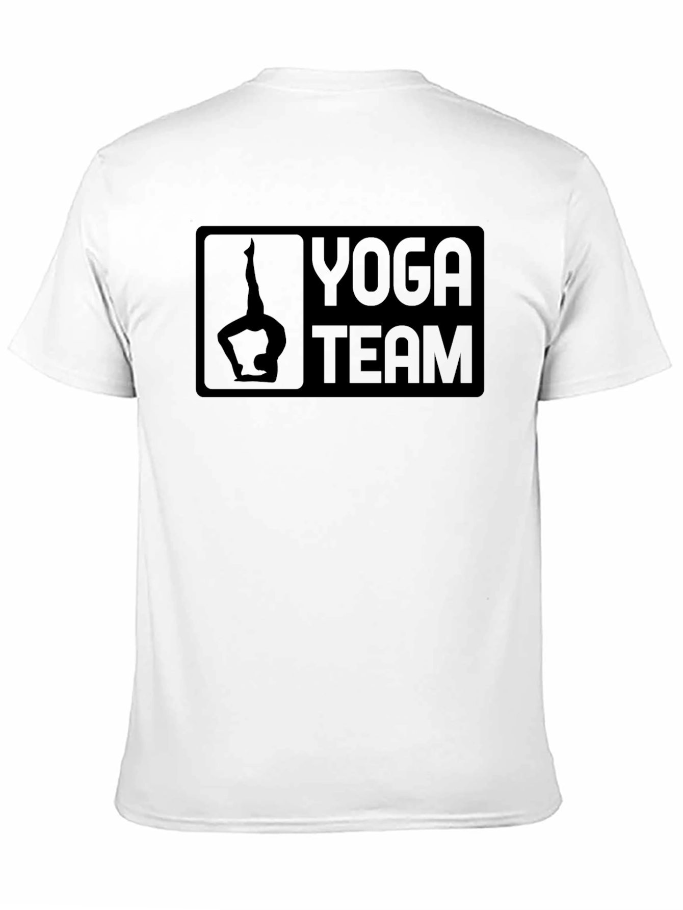 Black Yoga Team Graphic T-Shirt - Black view 11