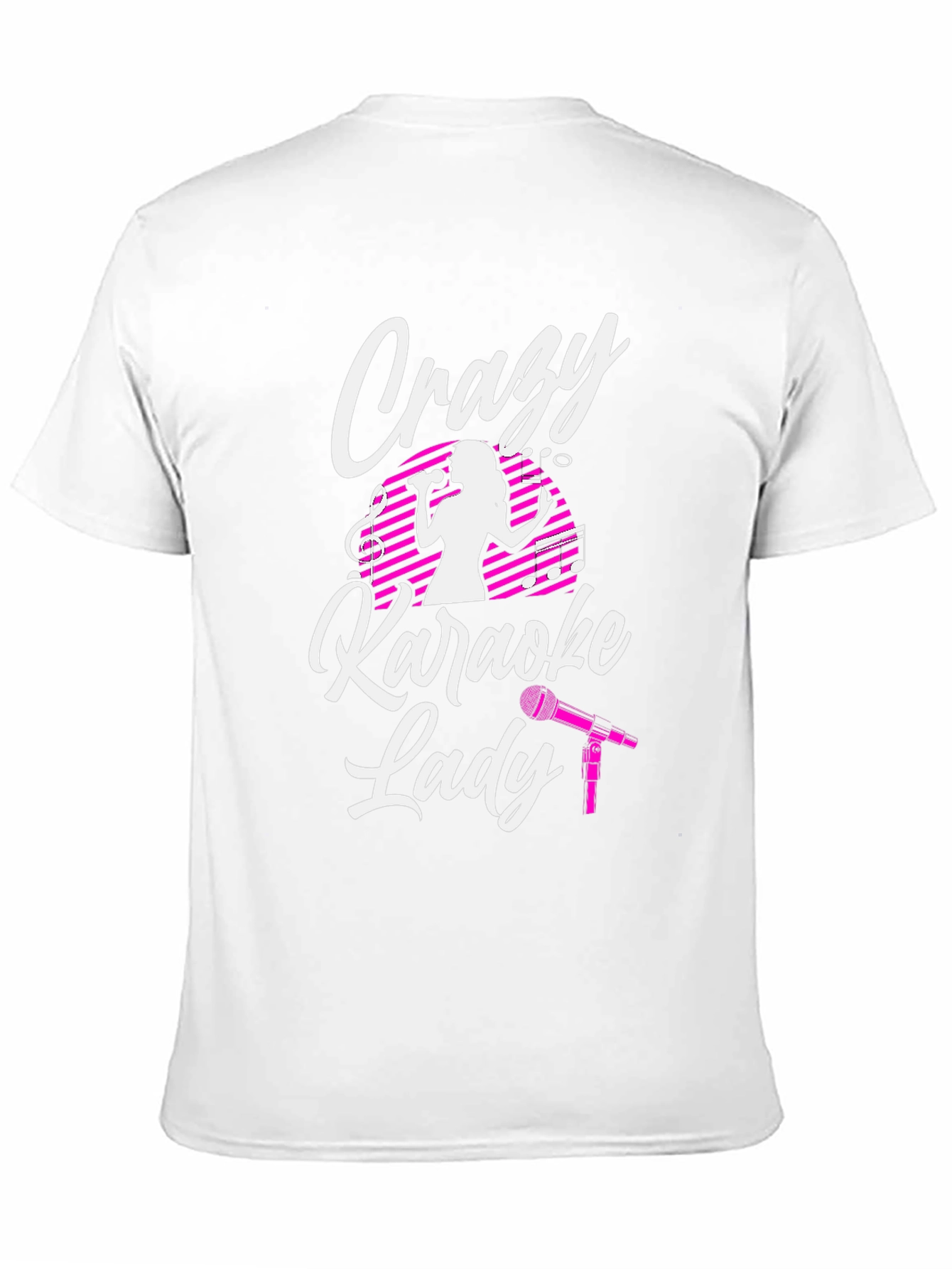 Crazy Karaoke Lady Graphic T-Shirt - 11