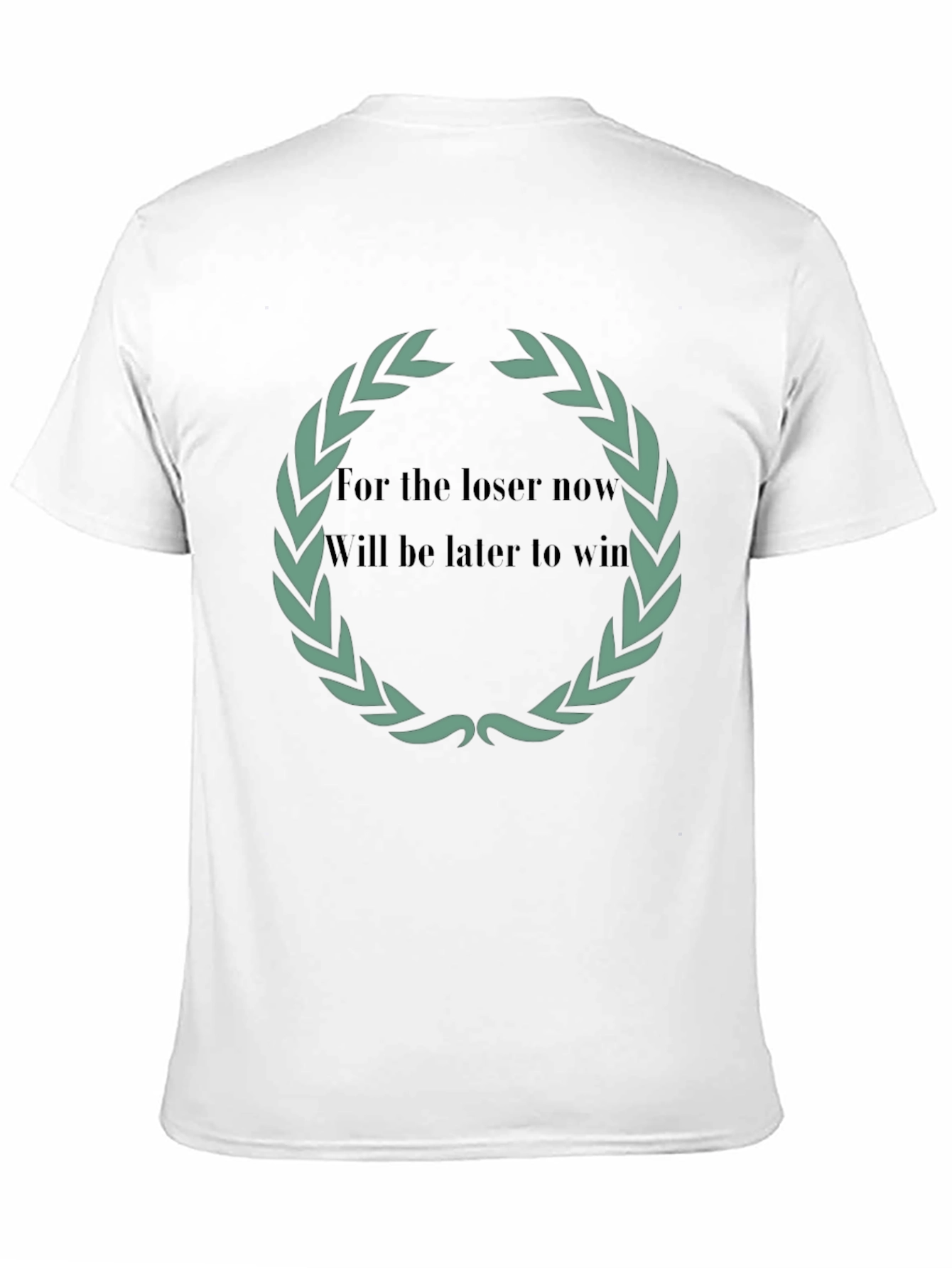 Black Motivational Loser to Winner Graphic T-Shirt view 11