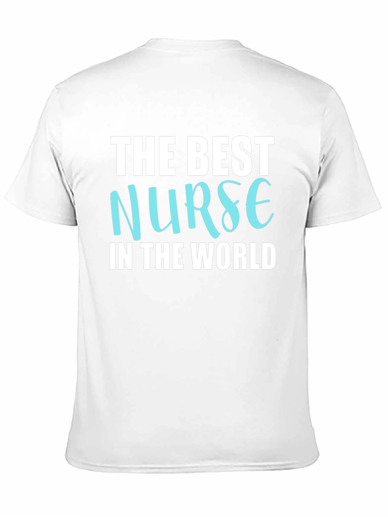 Black Best Nurse in the World Black Graphic Tee Shirt view 11