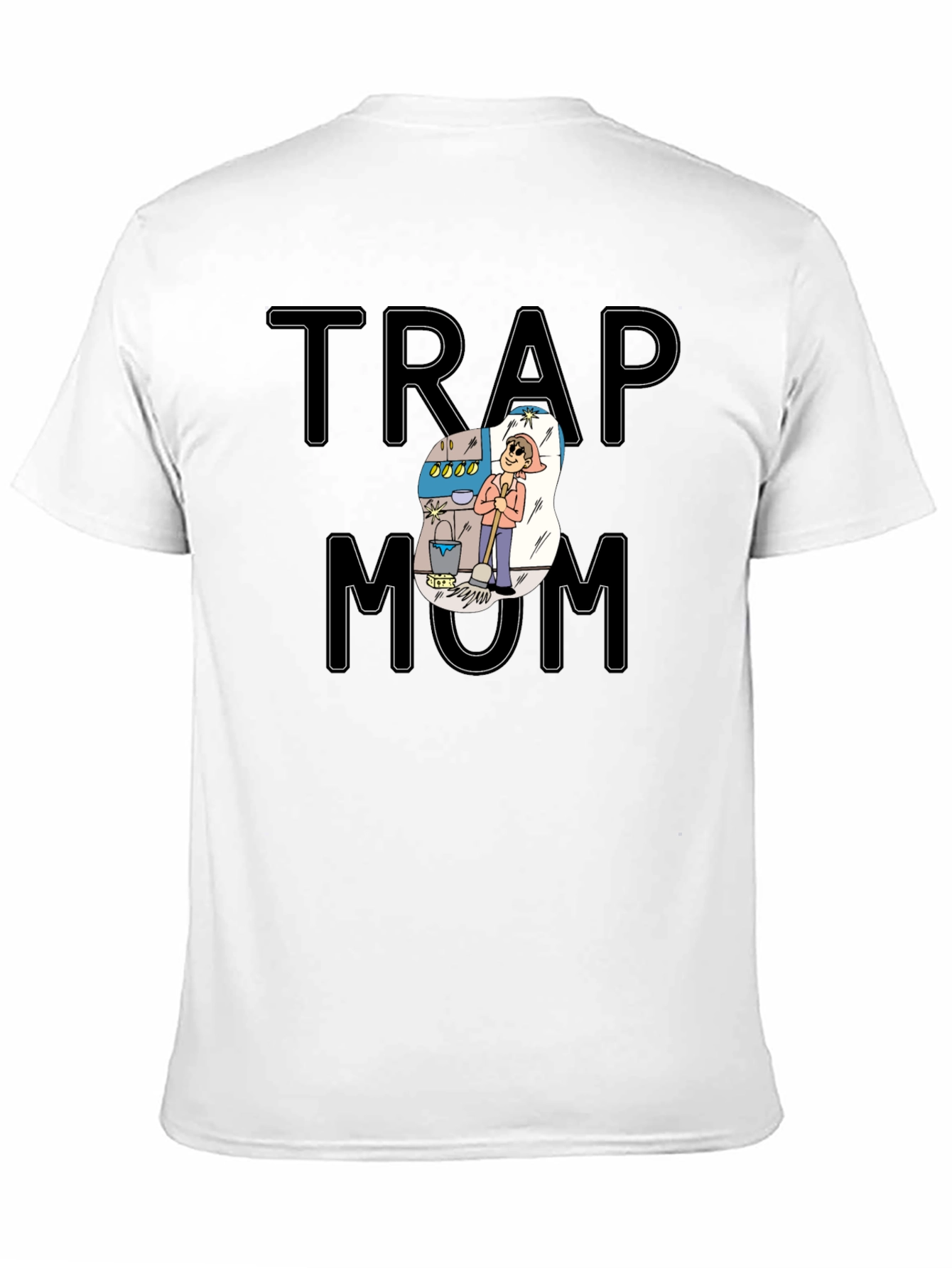 Black Trap Mom Graphic Tee - Unisex view 11