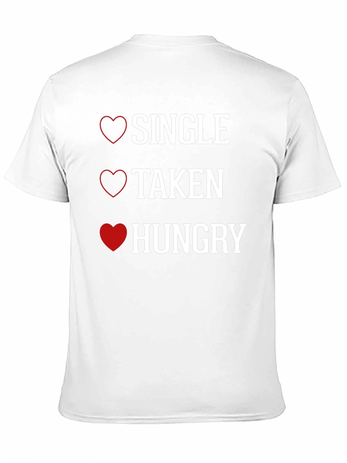 Black Single Taken Hungry T-Shirt view 11