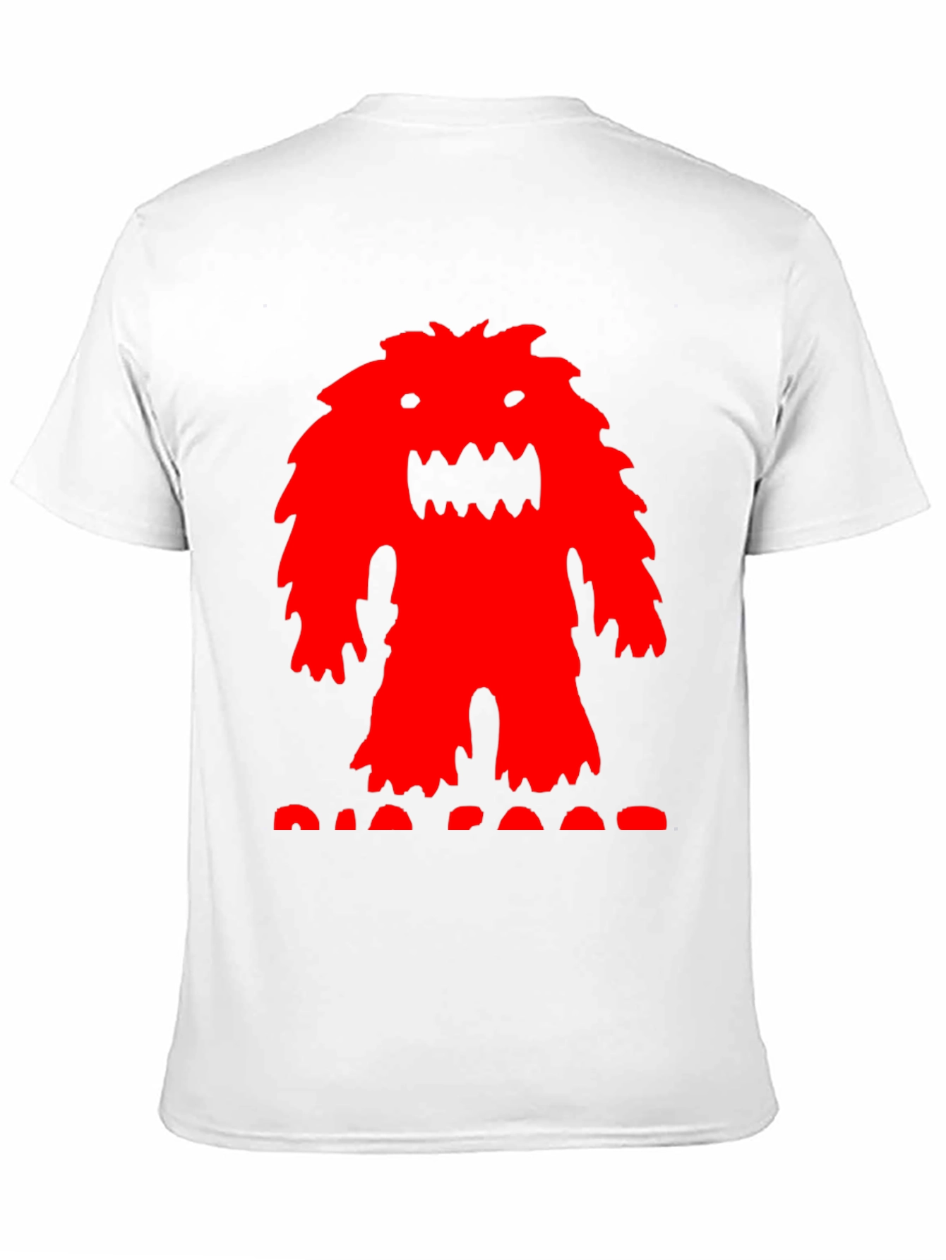 Black Monster Graphic Tee - Black Cotton T-Shirt view 11