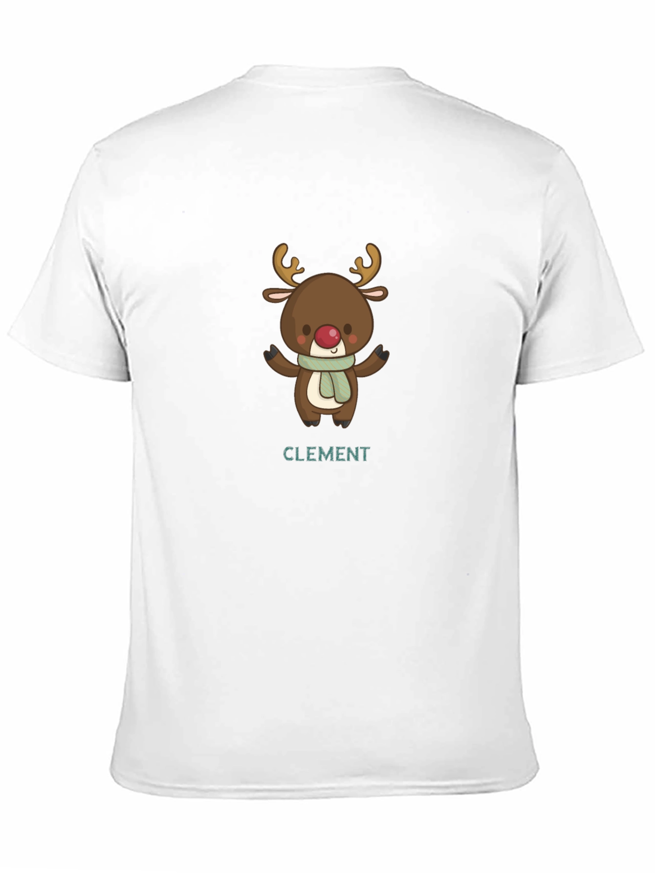 Black Clement Reindeer Holiday T-Shirt view 11