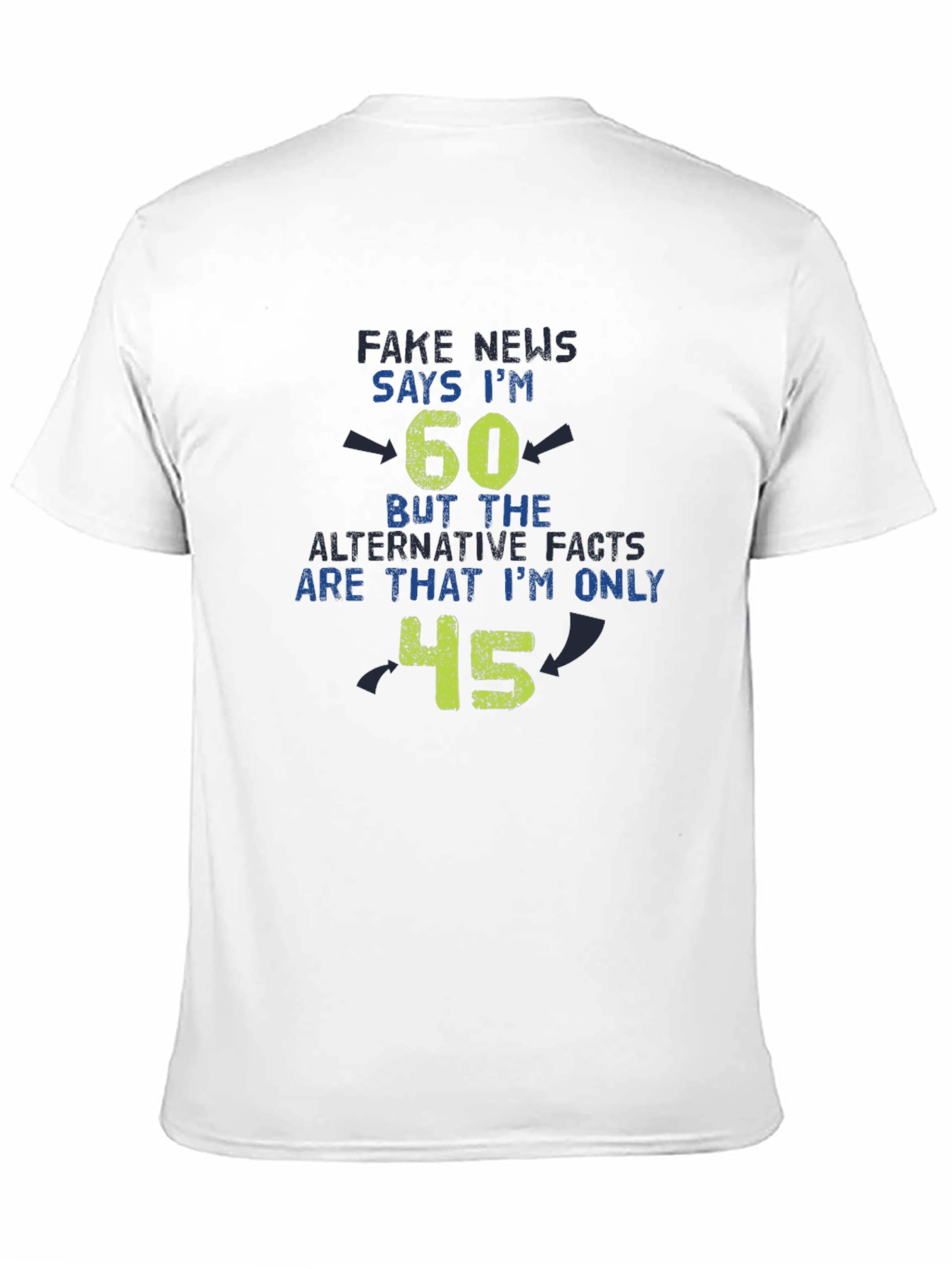 Black Funny Fake News 60th Birthday T-Shirt - Only 45! view 11