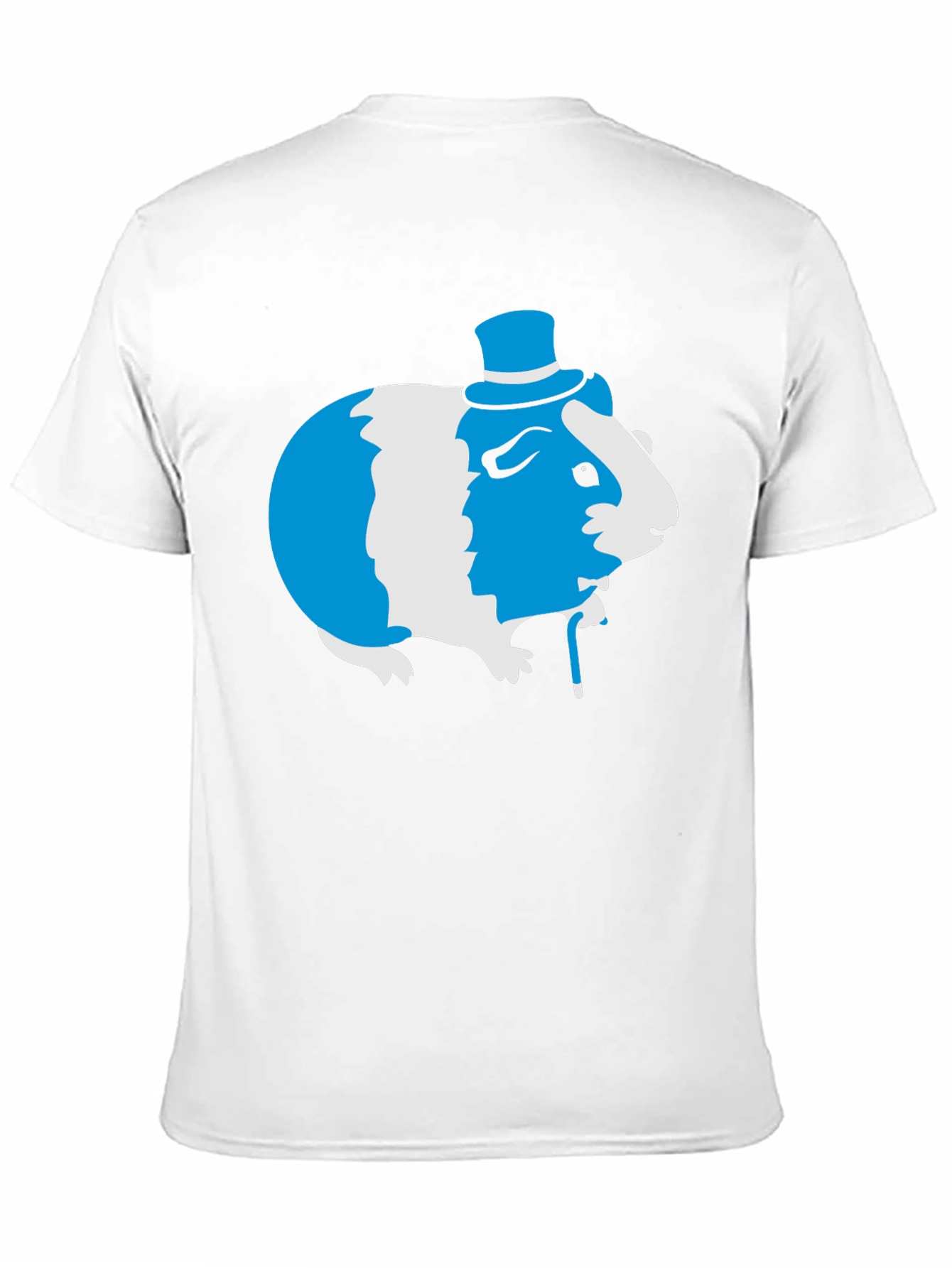 Guinea Pig Top Hat Tee - Unique Graphic T-Shirt - 11