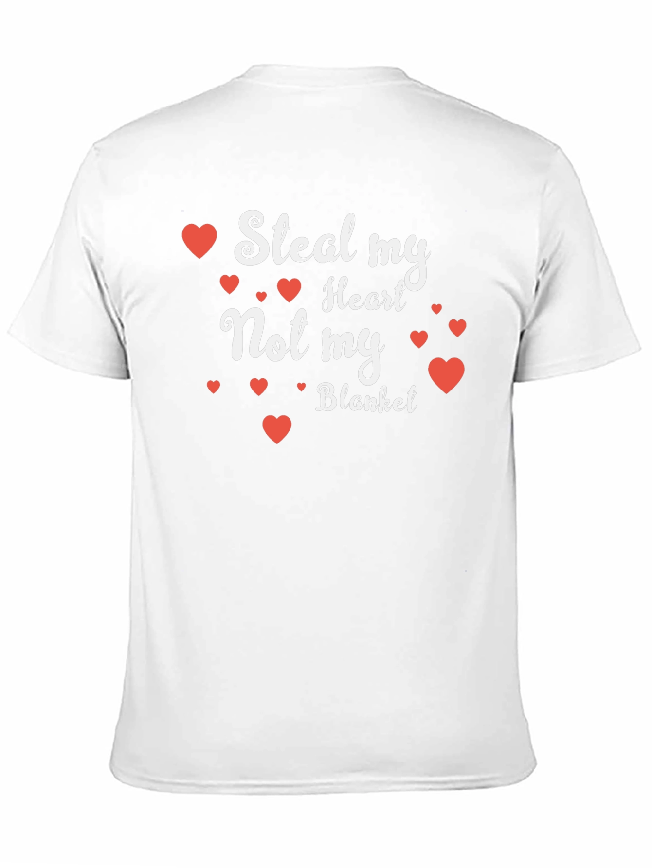 Black Steal My Heart Not My Blanket T-Shirt view 11