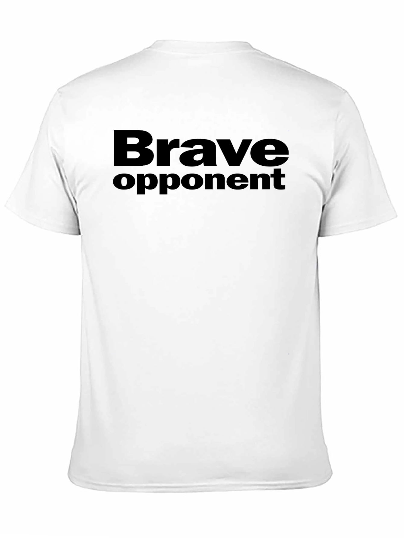 Black Brave Opponent Graphic Tee - Black Crew Neck view 11