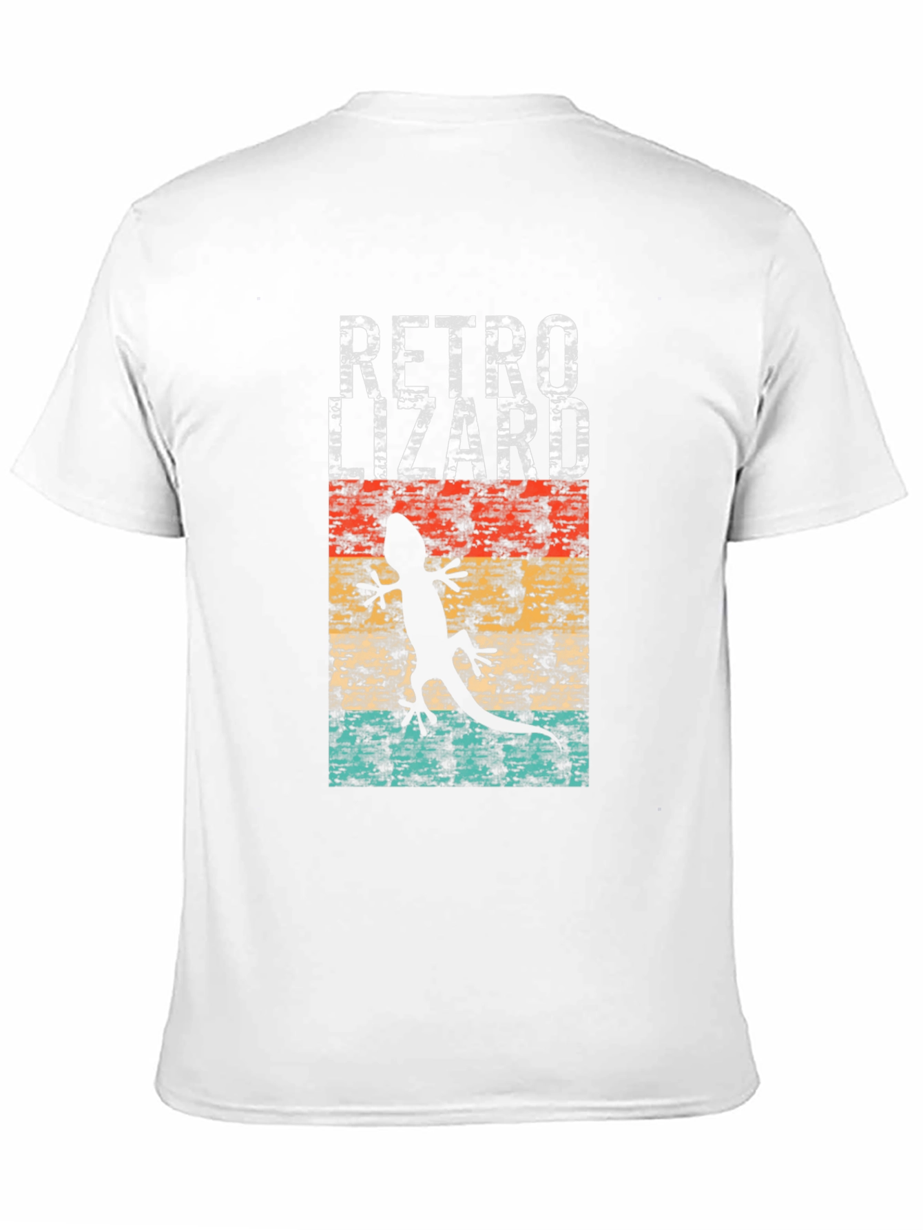 Black Retro Lizard Graphic T-Shirt - Black view 11