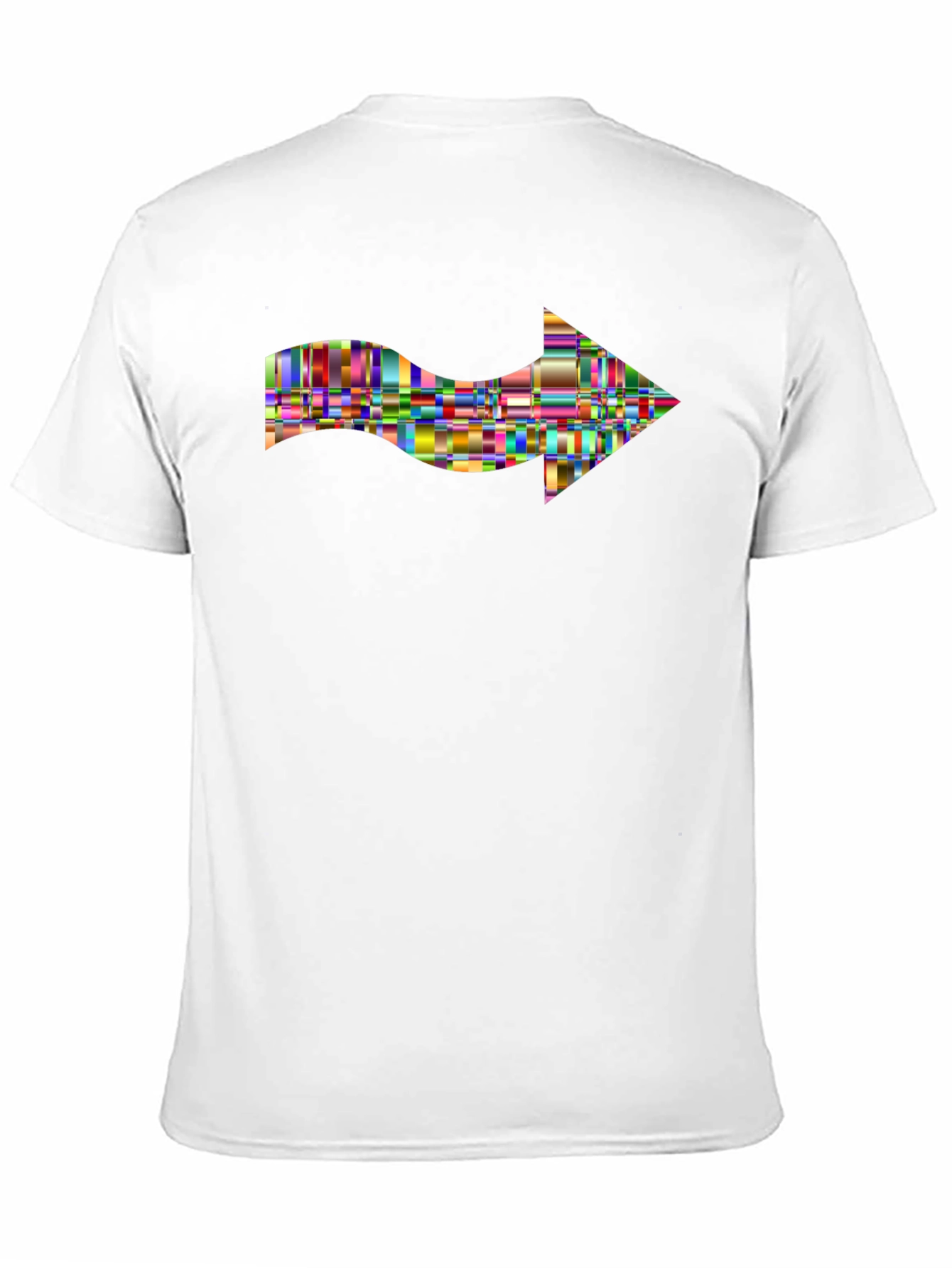 Black Abstract Arrow T-Shirt - Modern Graphic Tee view 11