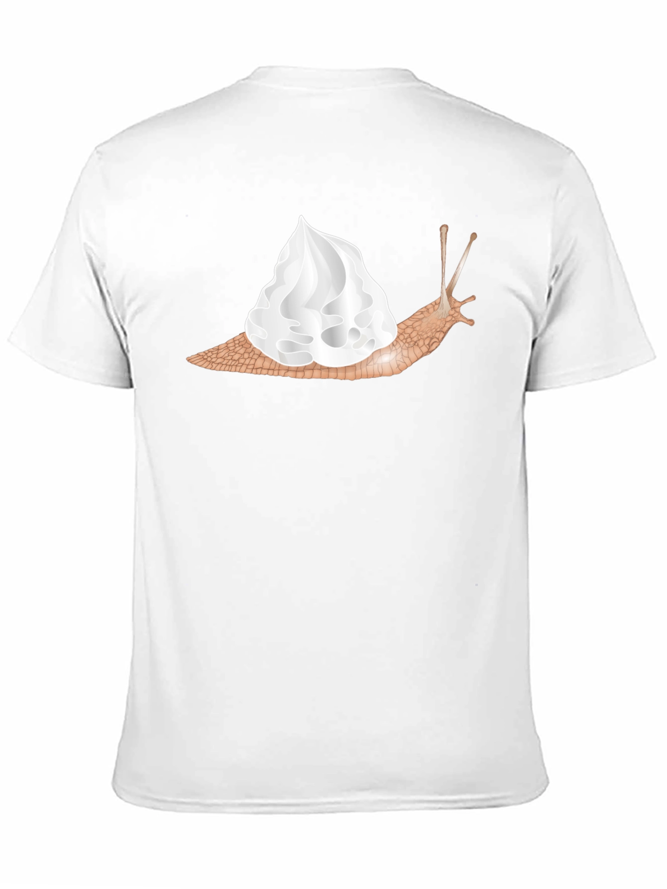 Black Snail Whipped Cream Graphic Tee - Unique Fashion view 11