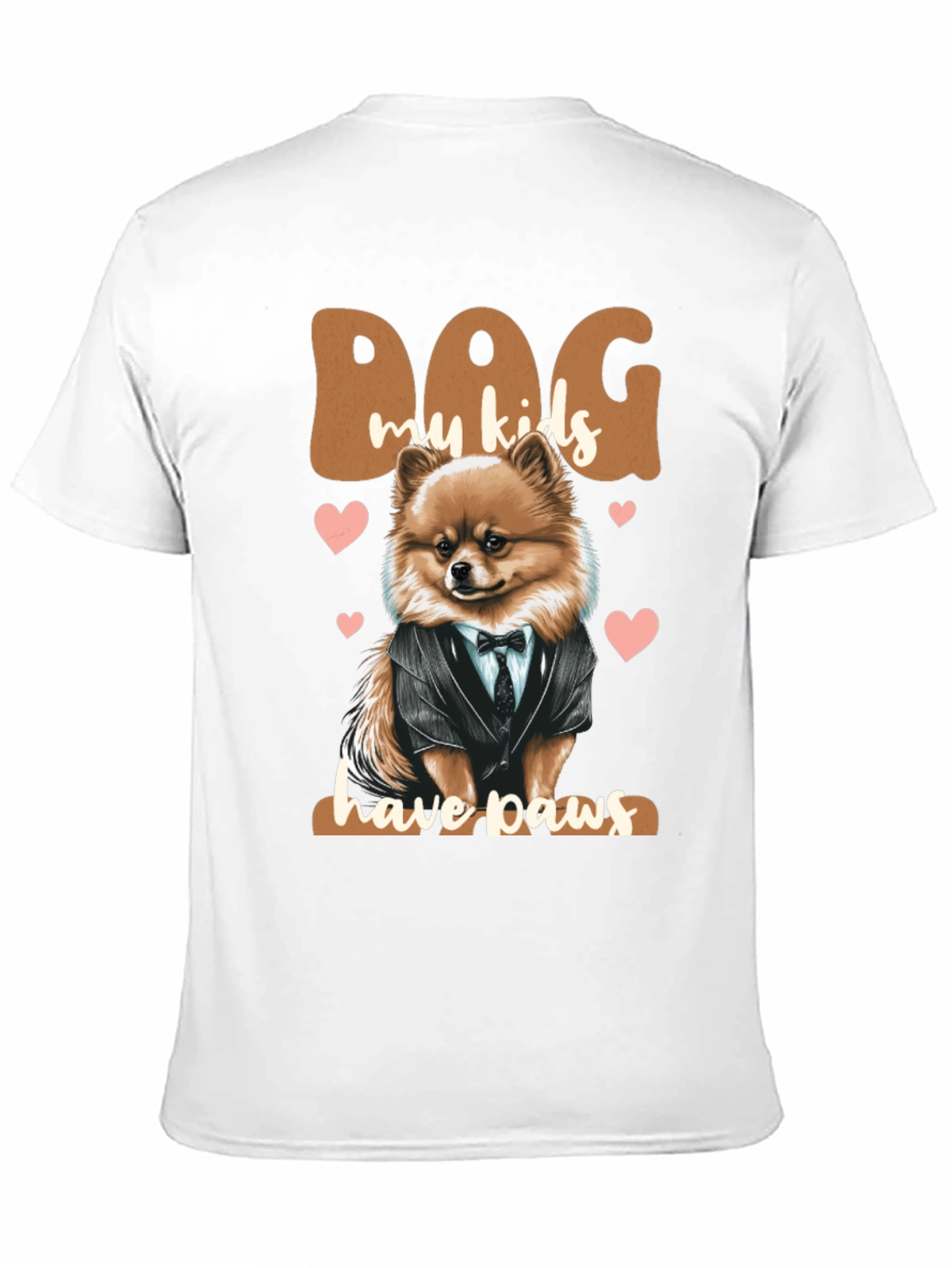 Black Dog My Kids Have Paws T-Shirt view 11