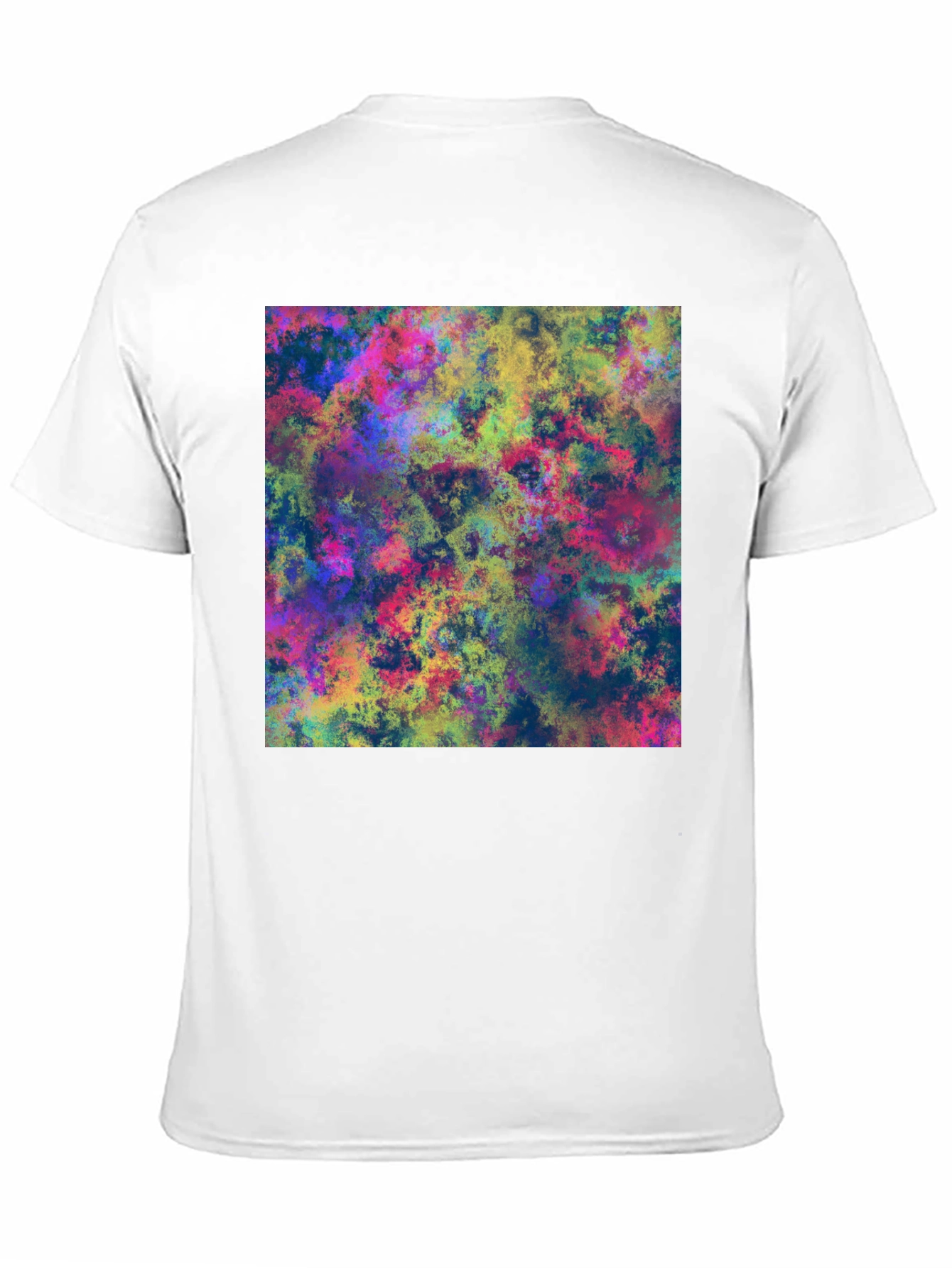 Black Abstract Art Print Black T-Shirt view 11