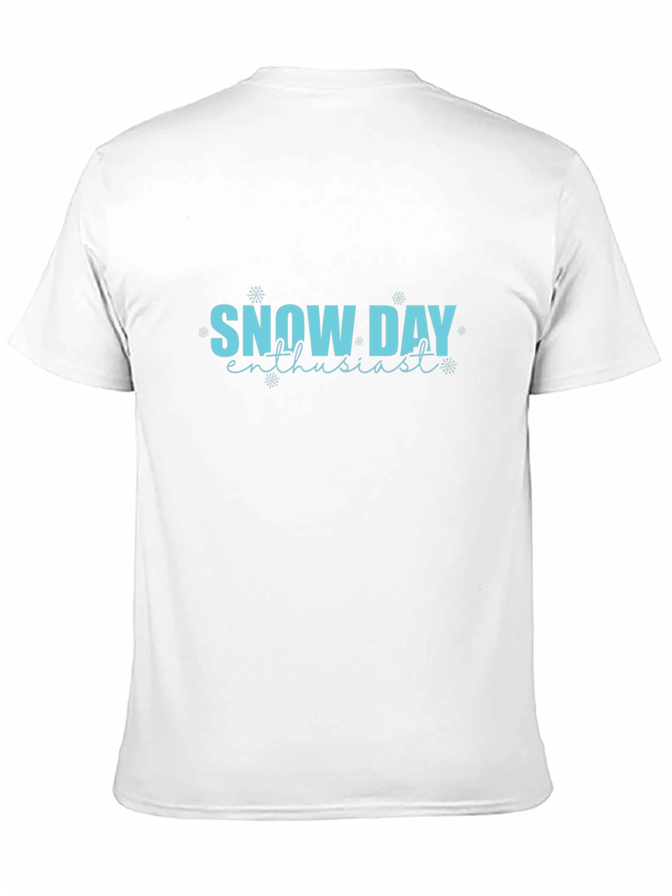 Black Snow Day Enthusiast Black Graphic Tee view 11