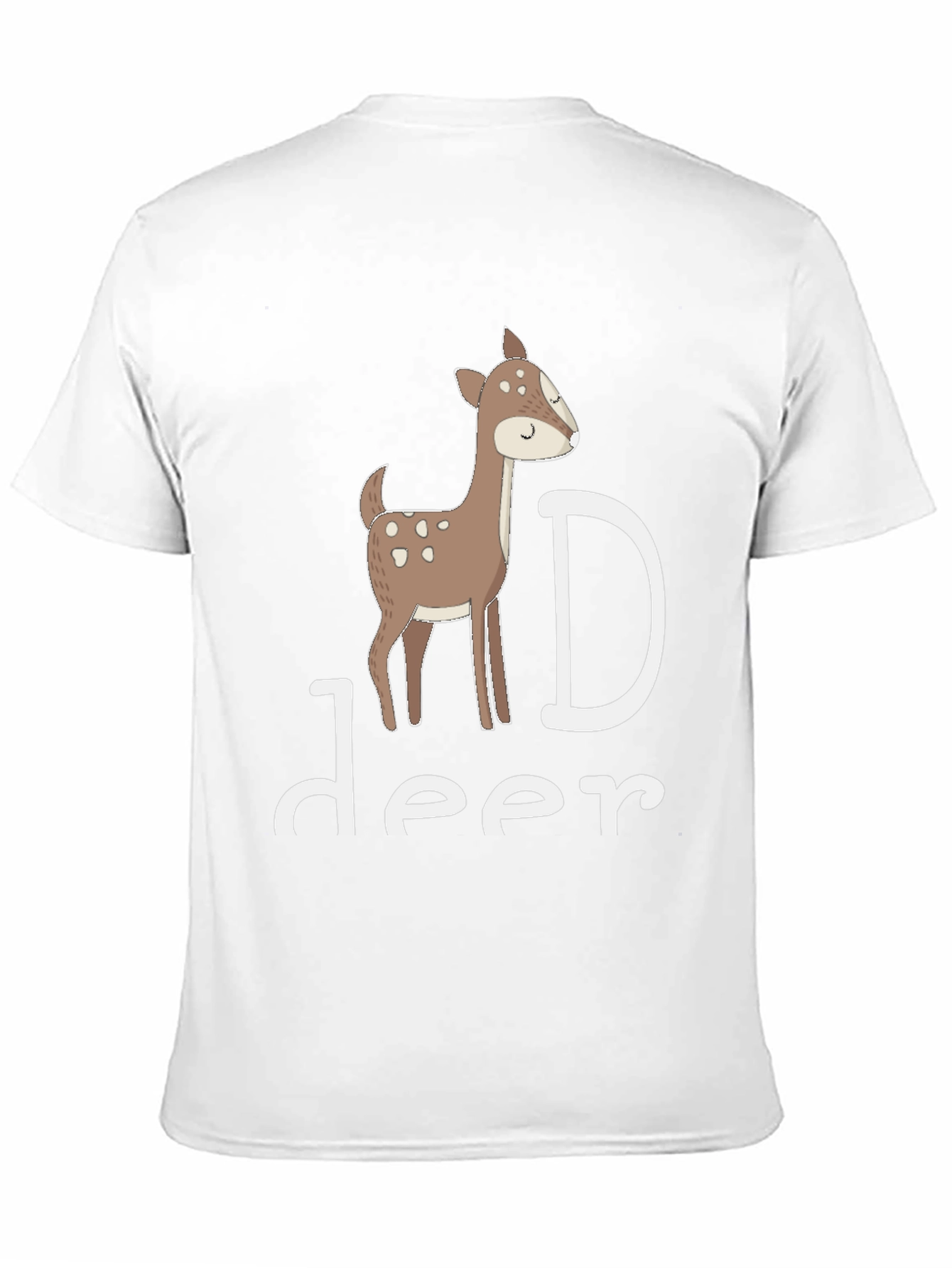 Black Deer Graphic Tee - Fun Animal Design view 11