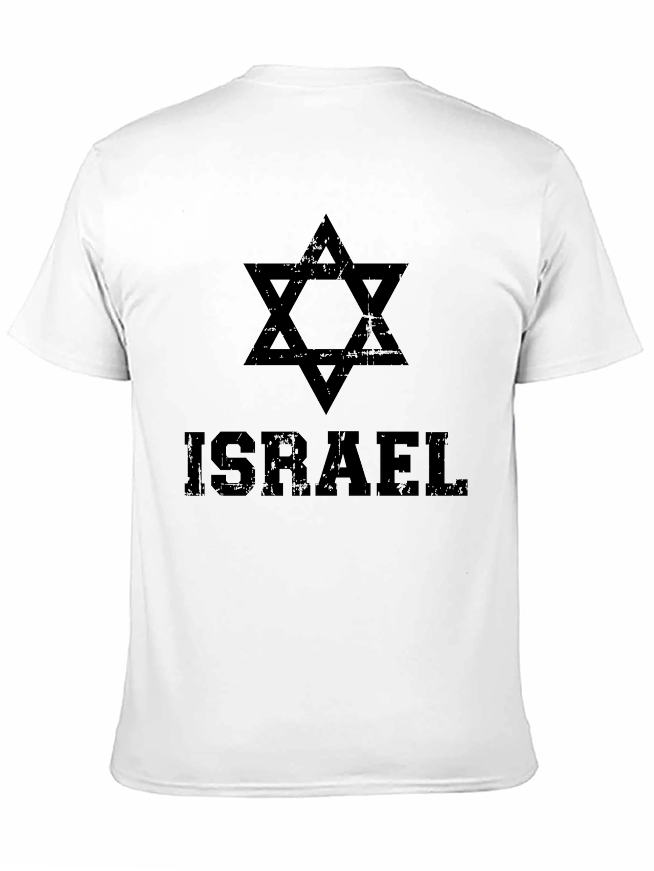 Black Israel Star of David Graphic T-Shirt view 11