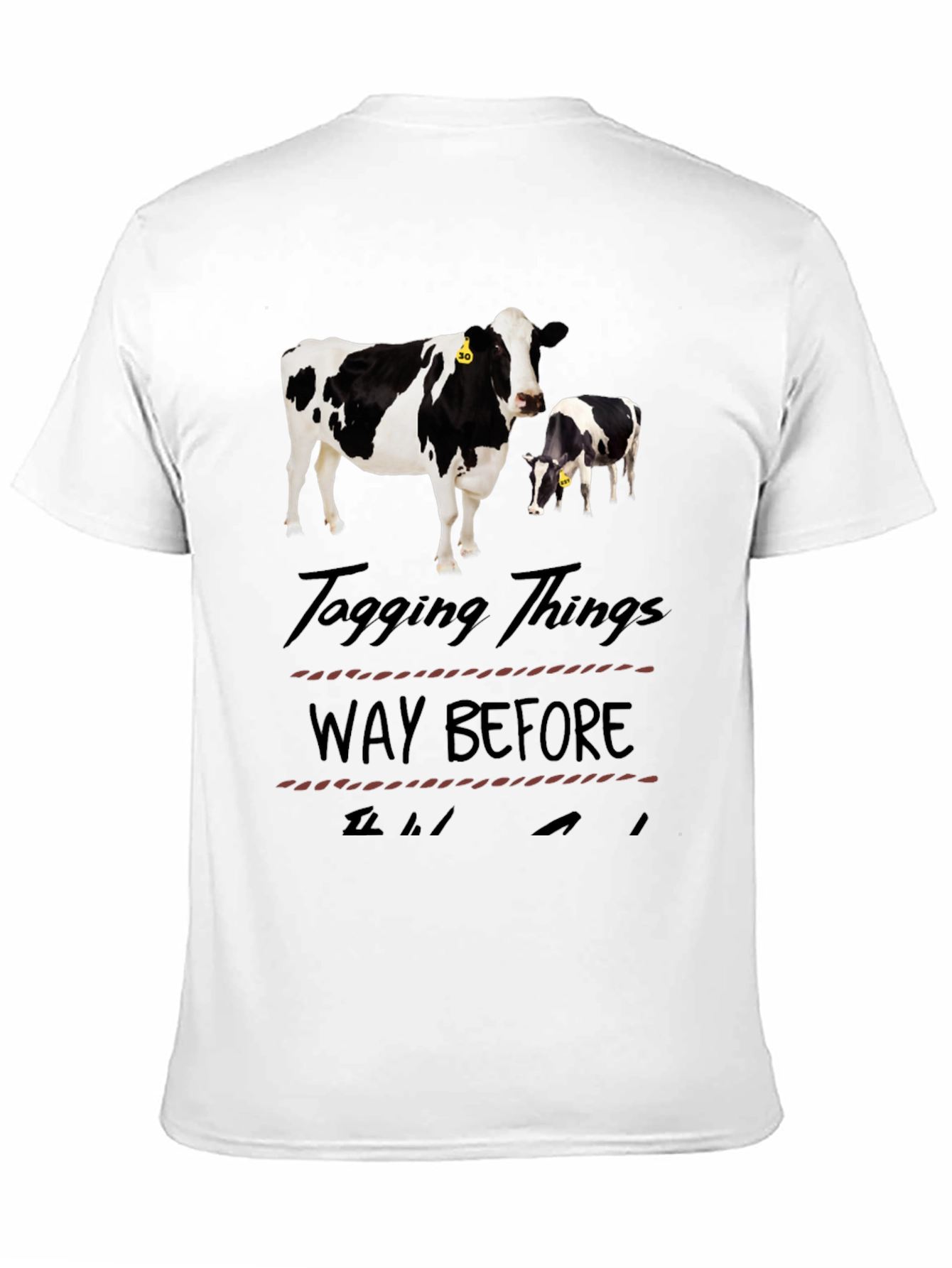 Black Cow Tagging T-Shirt - Way Before view 11