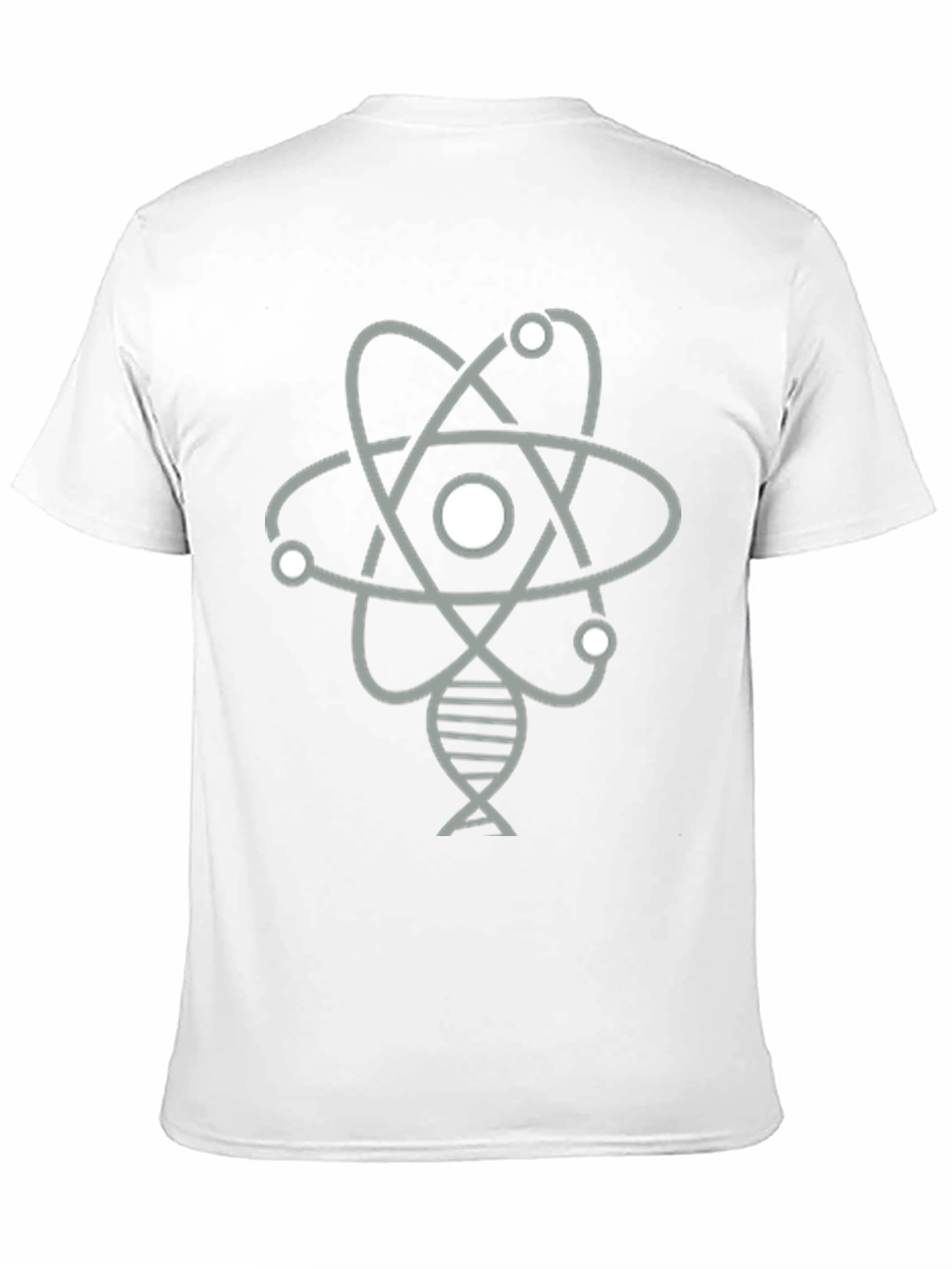 Black Science Atom & DNA Graphic T-Shirt - Black view 11