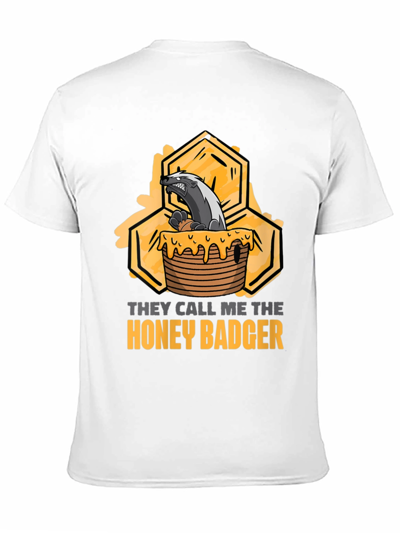 Black Honey Badger Graphic T-Shirt - Unisex view 11