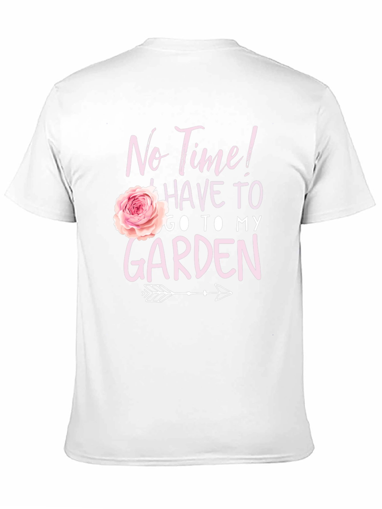 Black Gardening T-Shirt - No Time, Garden! view 11