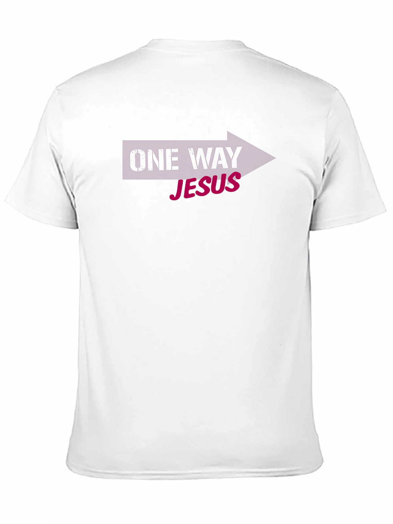 One Way Jesus Graphic Tee - Christian Apparel - 11