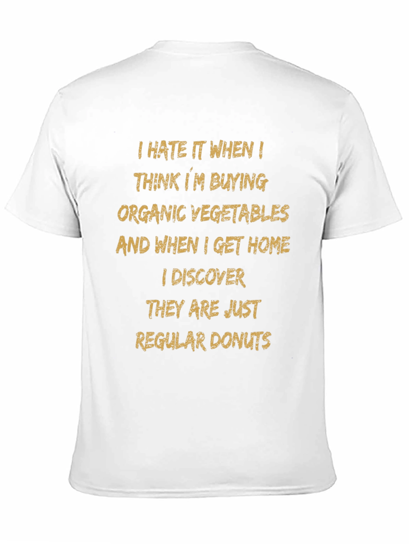 Black Funny Organic Vegetable Donuts T-Shirt view 11