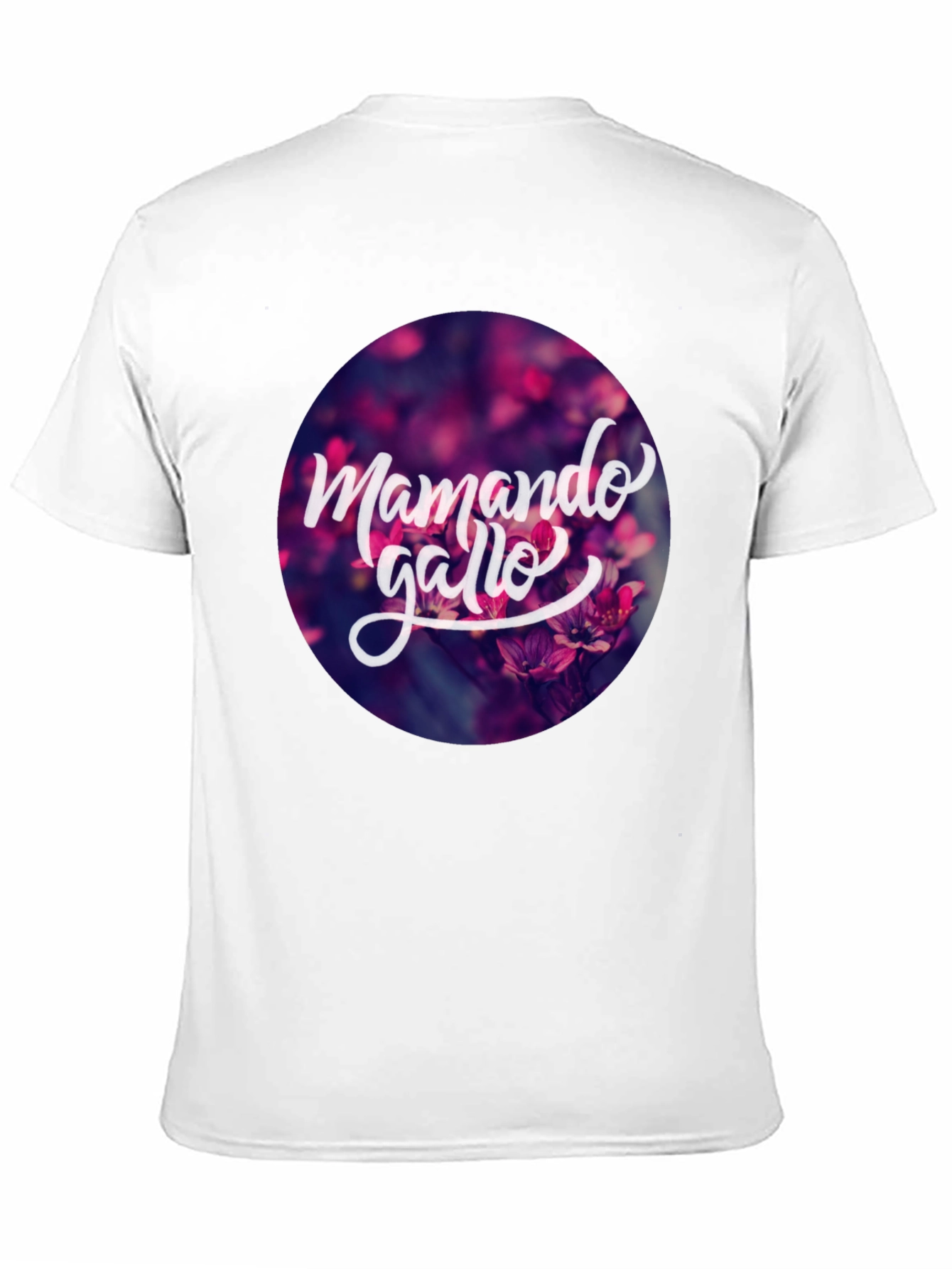 Black Mamando Gallo Floral T-Shirt - Soft Cotton Blend view 11