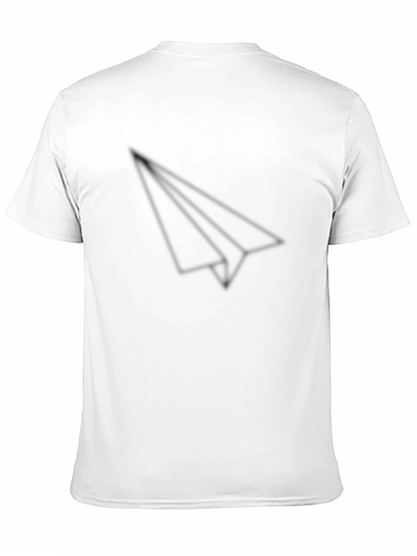 Black Men's Black Paper Airplane Graphic Tee view 11