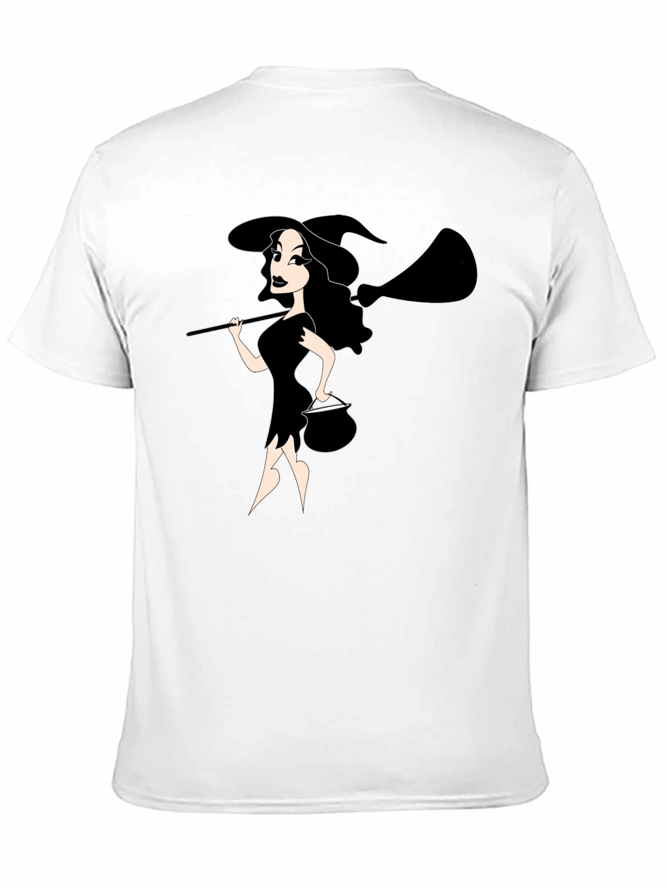 Black Halloween Witch T-Shirt - Spooky & Stylish Black Tee view 11