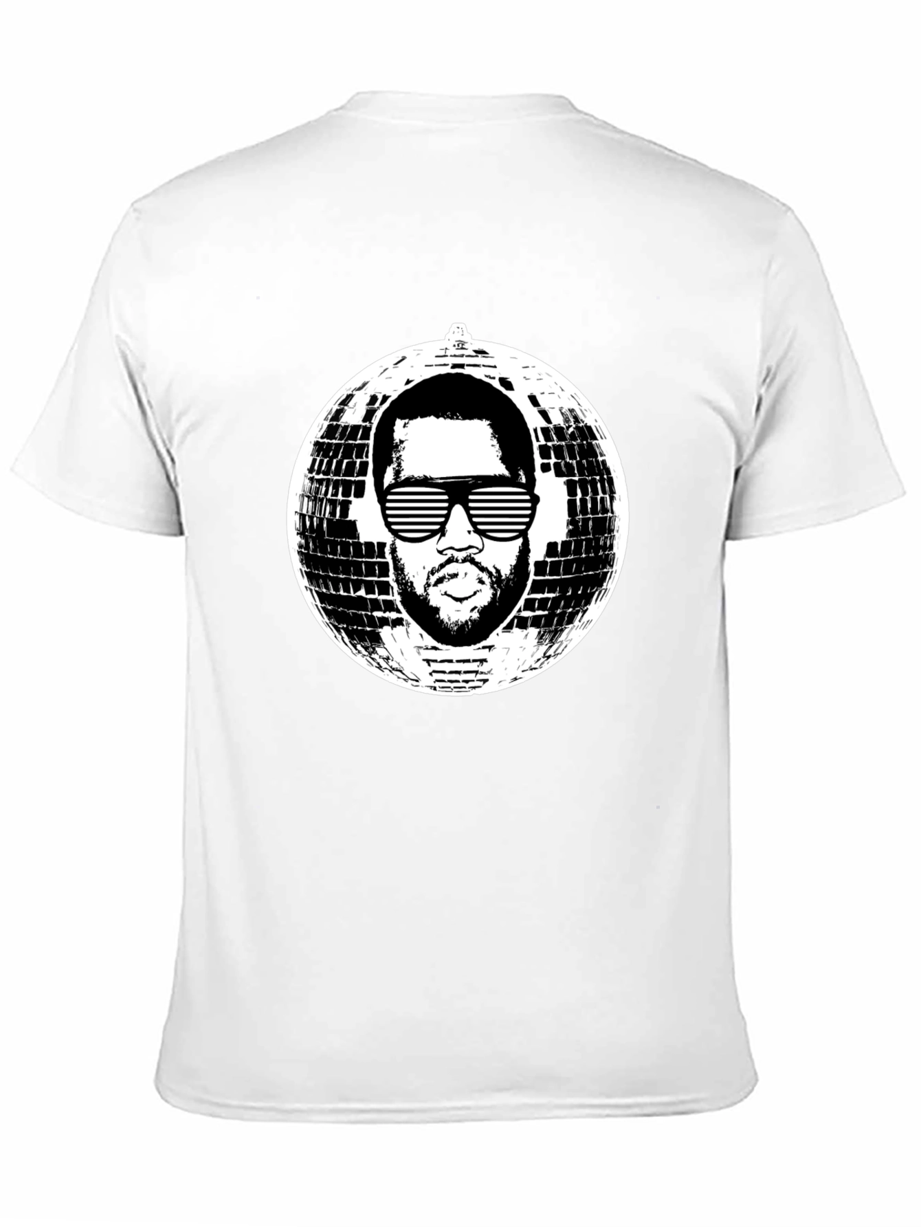 Black Retro Disco Kanye Tee - Black view 11