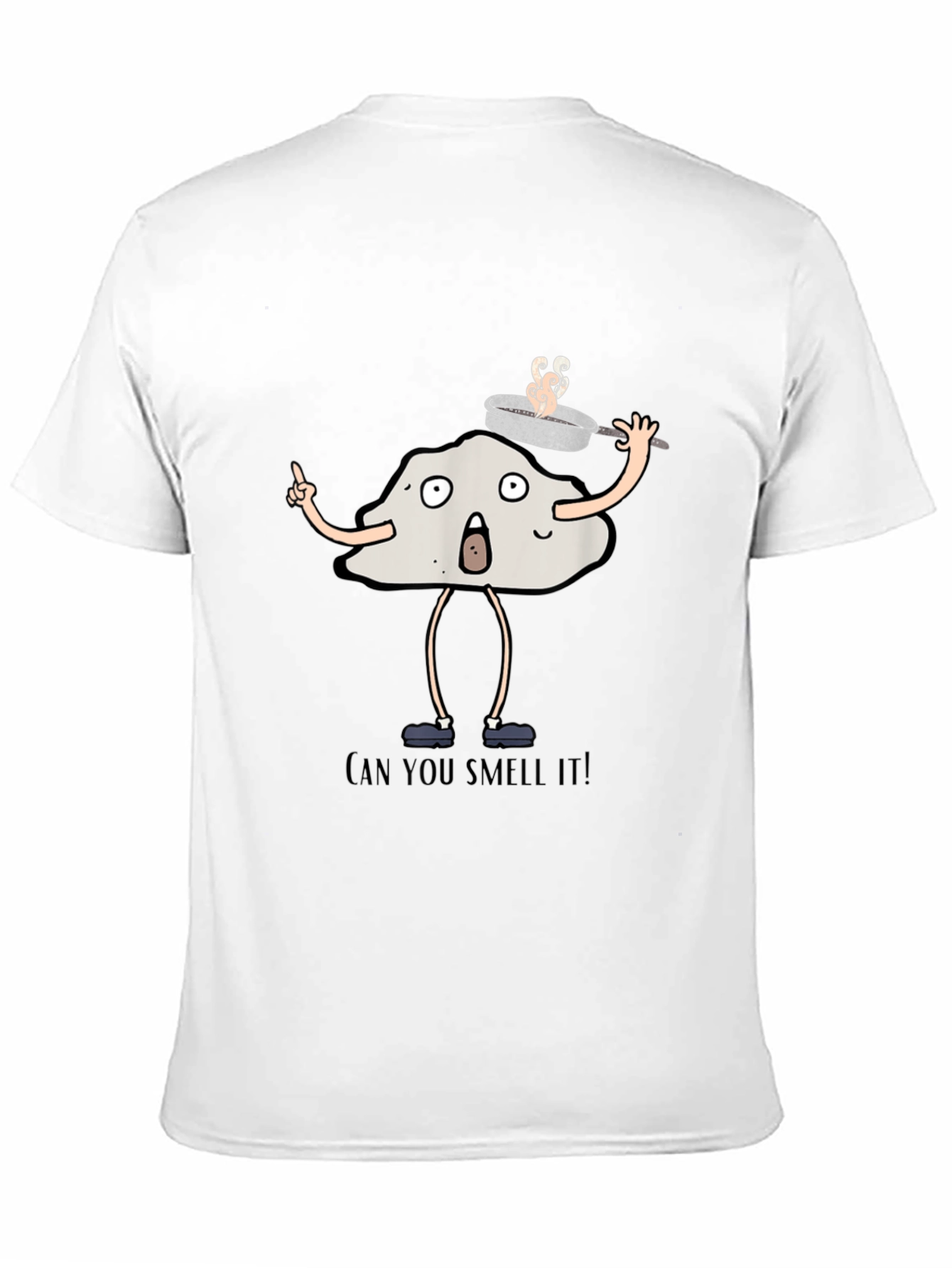 Black Funny Dough Character Black T-Shirt view 11