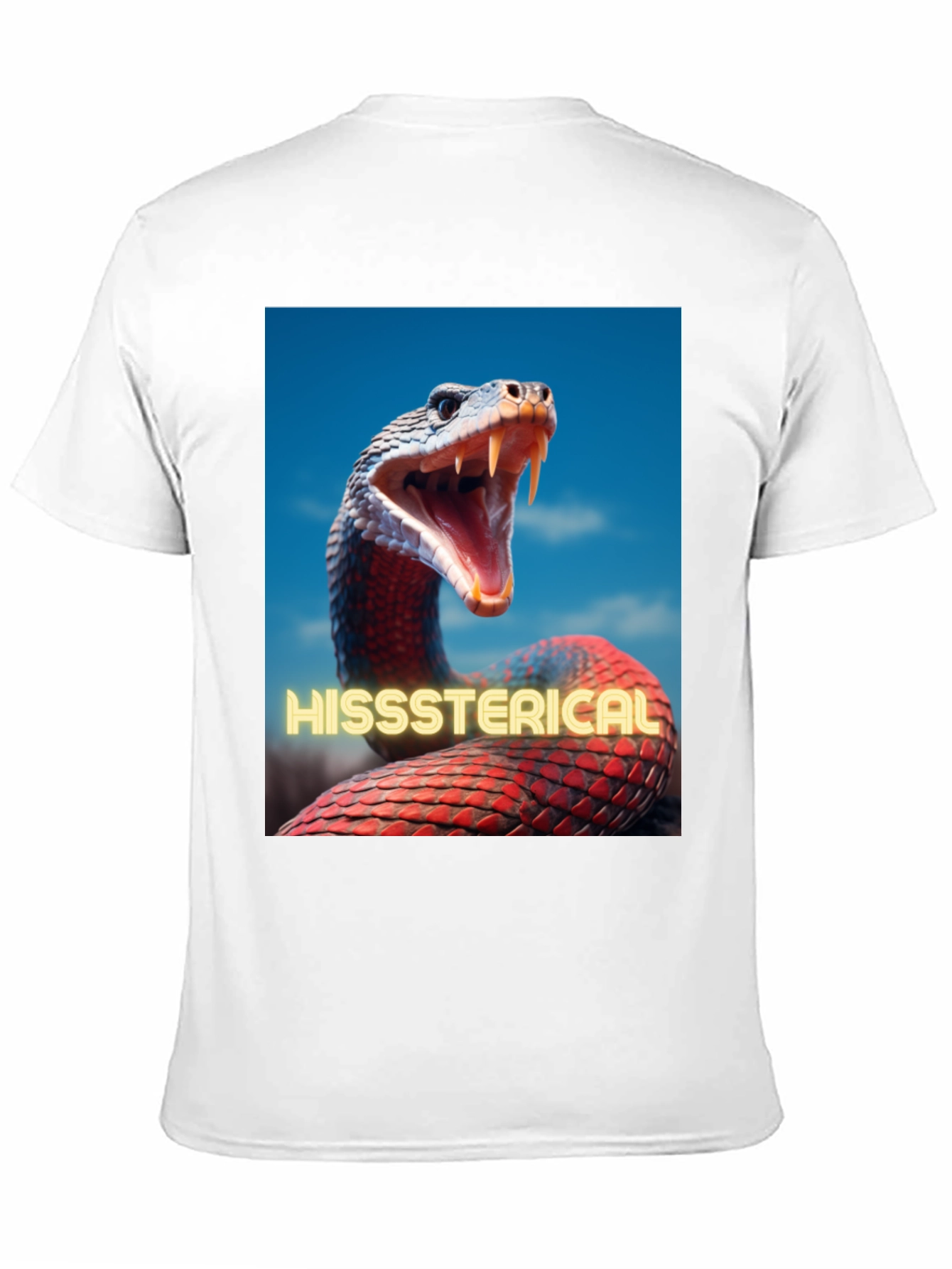 Black Hisssterical Snake T-Shirt view 11