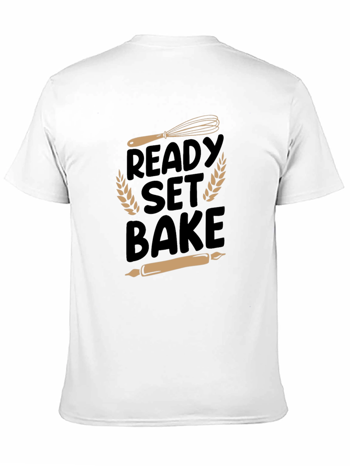 Black Ready Set Bake T-Shirt - Baking Enthusiast Tee view 11