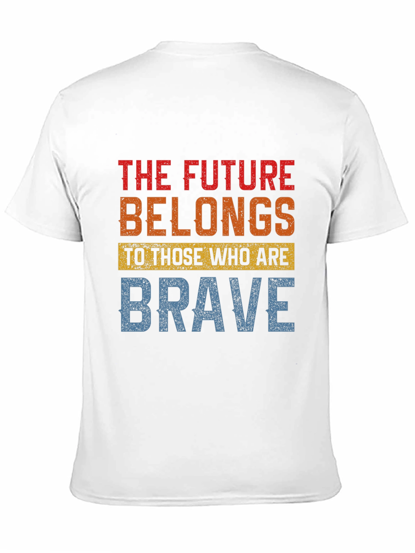 Black Future Belongs to the Brave Graphic Tee view 11