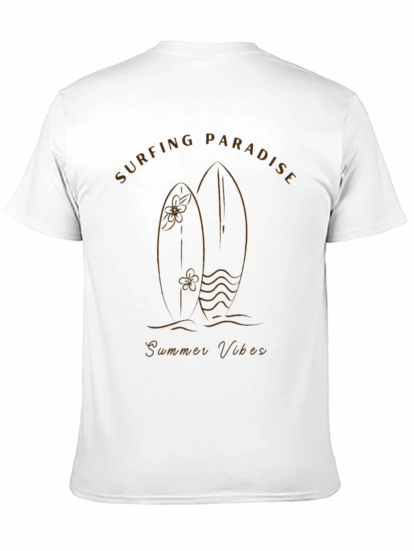 Black Surfing Paradise Black Graphic Tee view 11