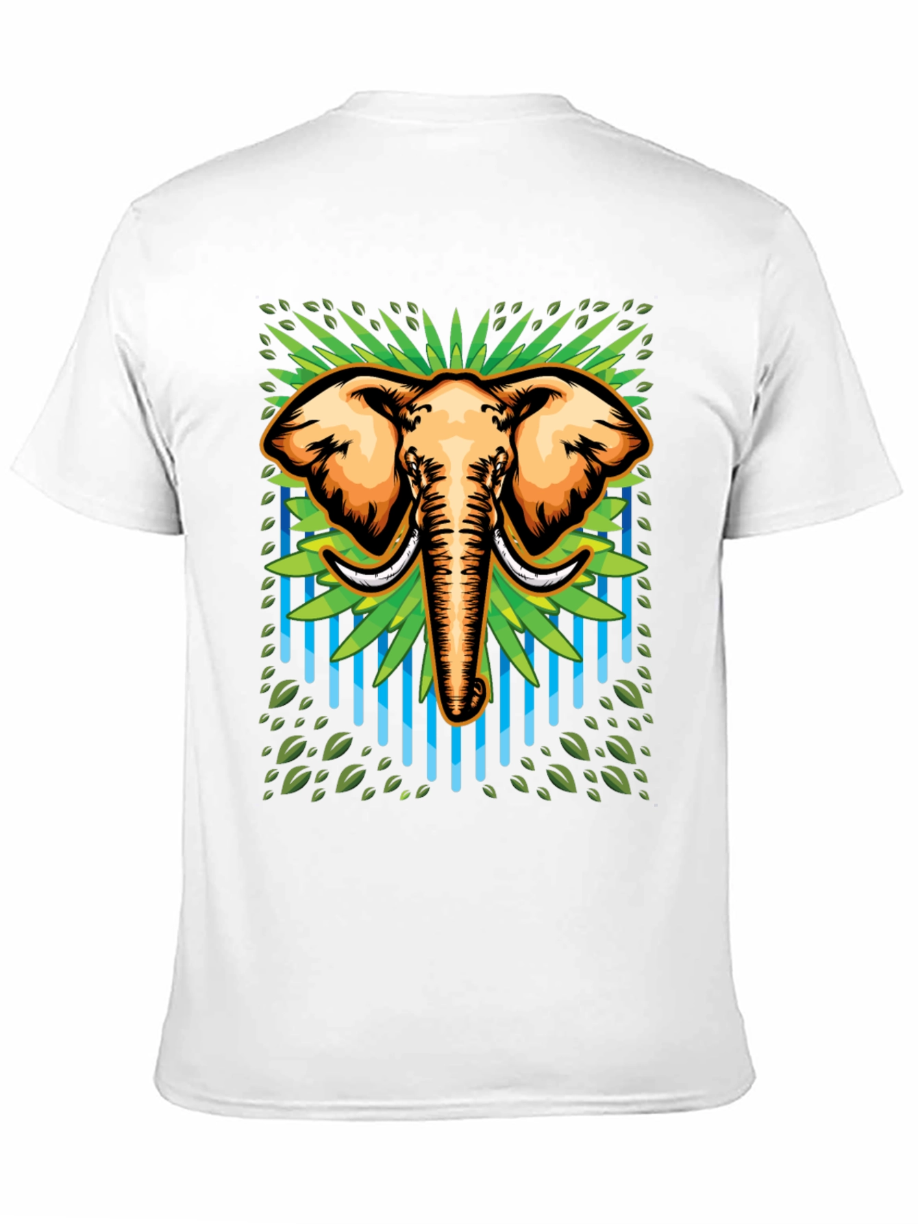 Black Elephant Graphic Tee - Cool Animal Design view 11