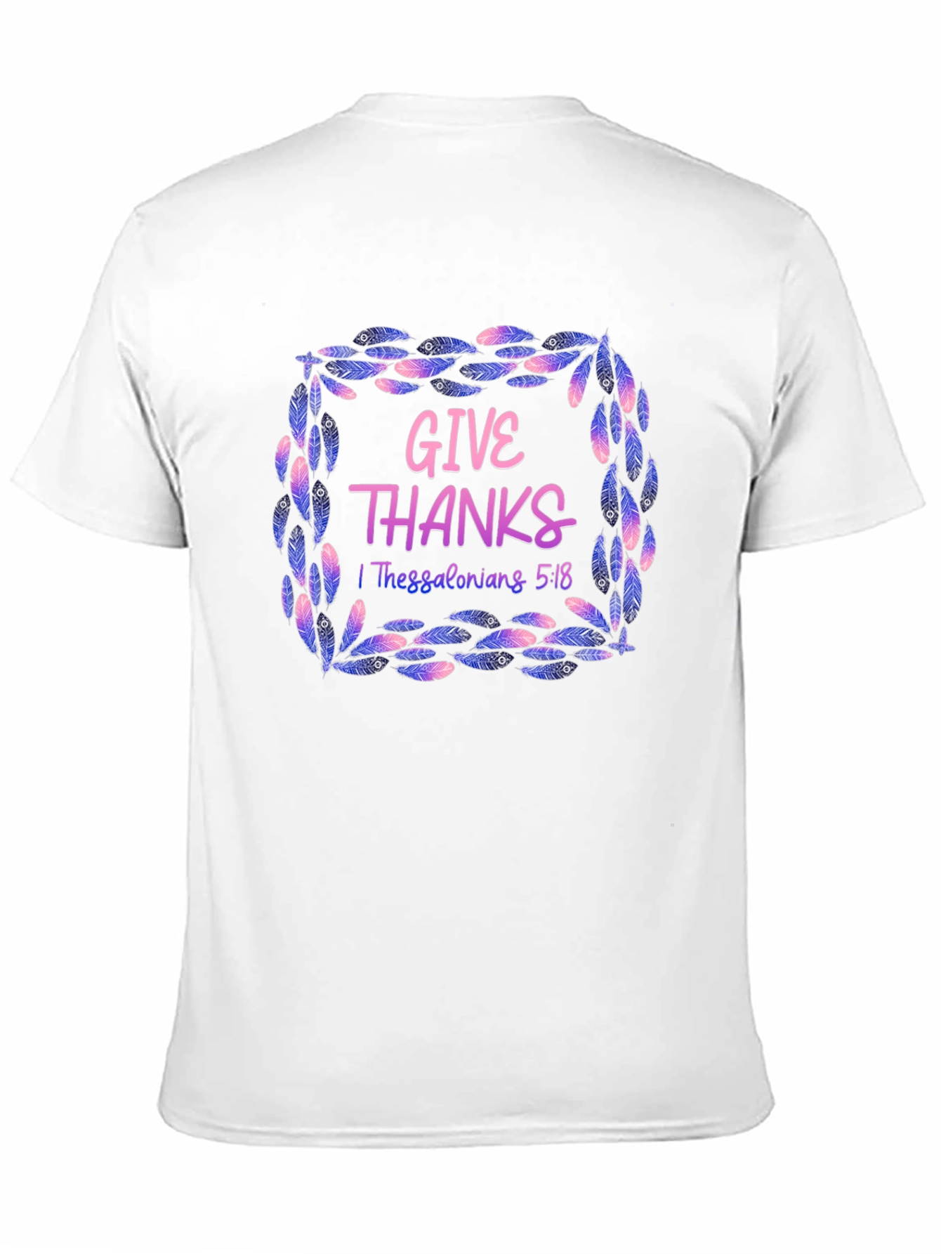 Black Give Thanks Graphic T-Shirt view 11