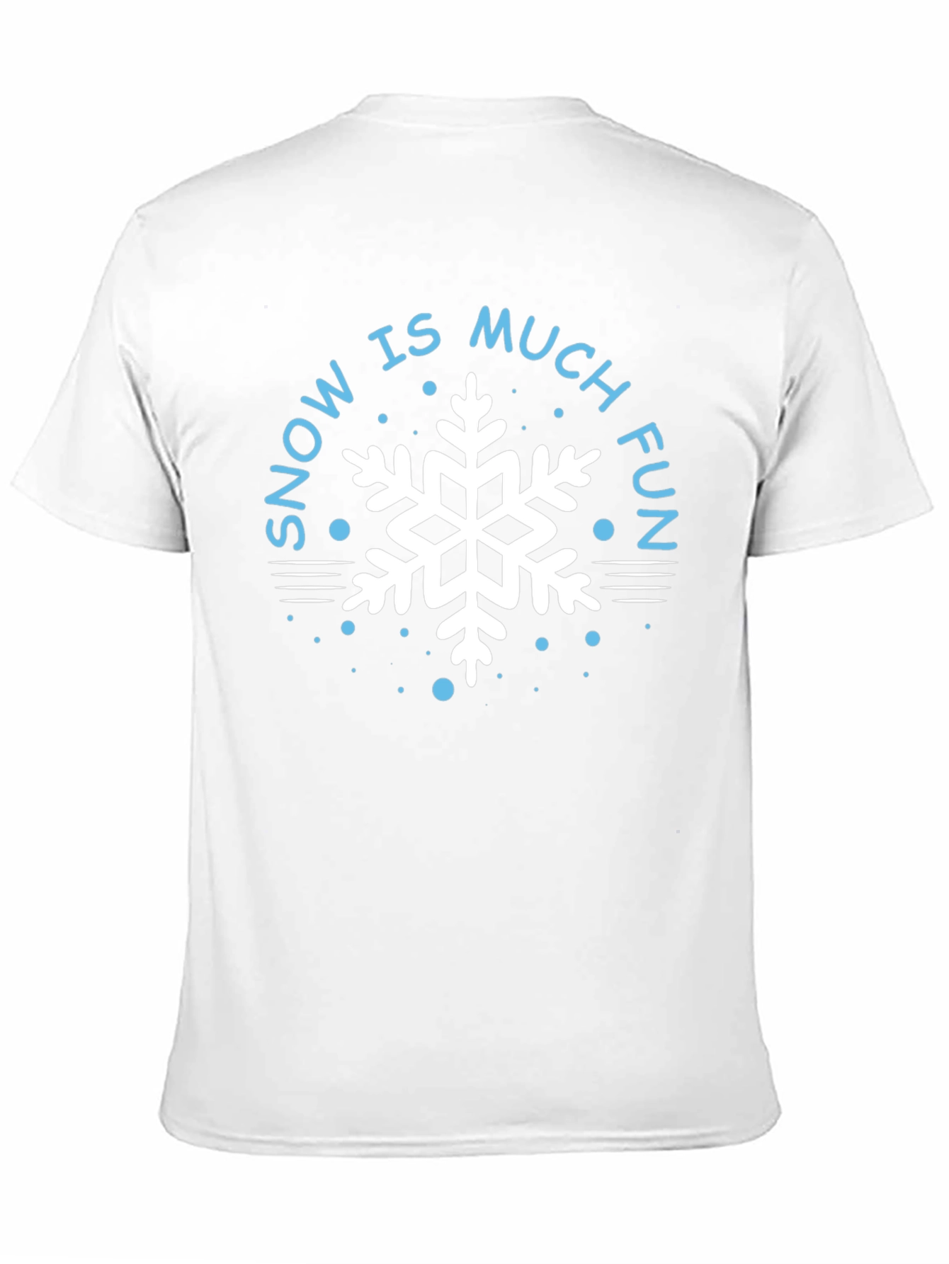 Black Snow is Much Fun Graphic Tee view 11