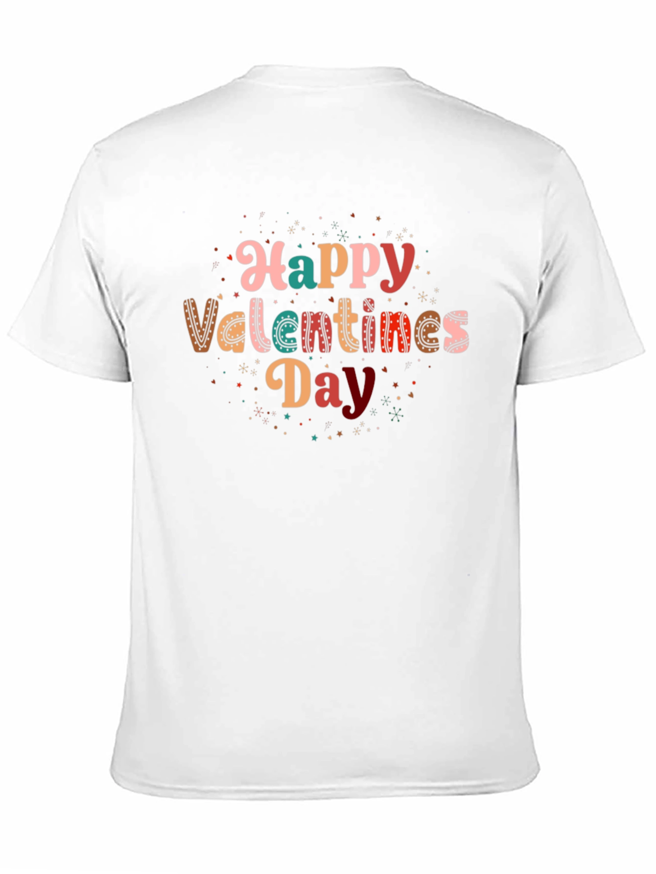 Black Happy Valentines Day Graphic T-Shirt view 11