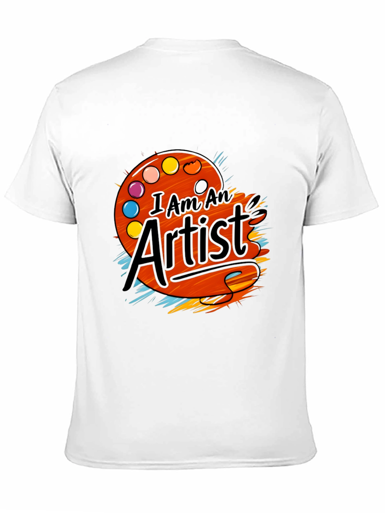 Black I Am An Artist T-Shirt - Painter Palette Graphic Tee view 11