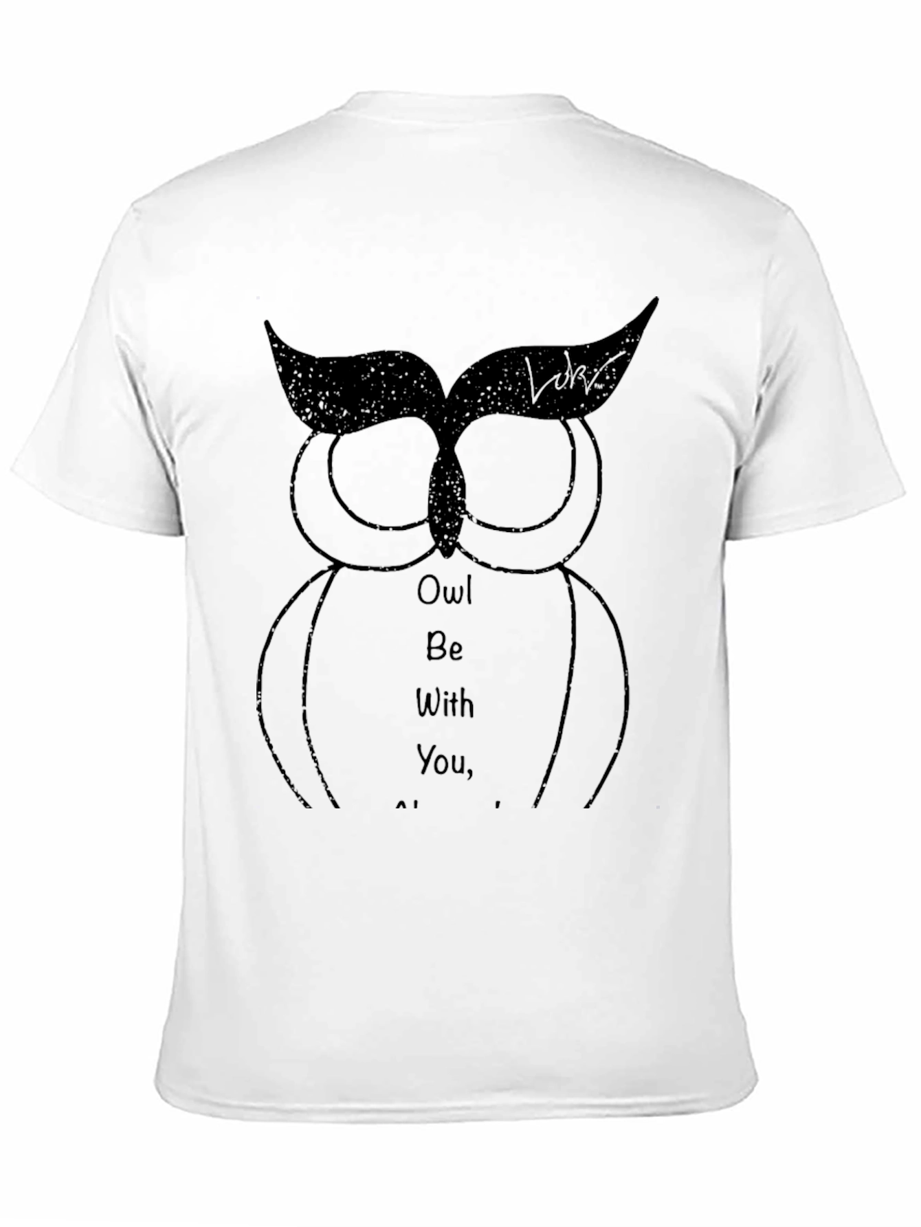 Black Owl Be With You T-Shirt - Unique Design view 11
