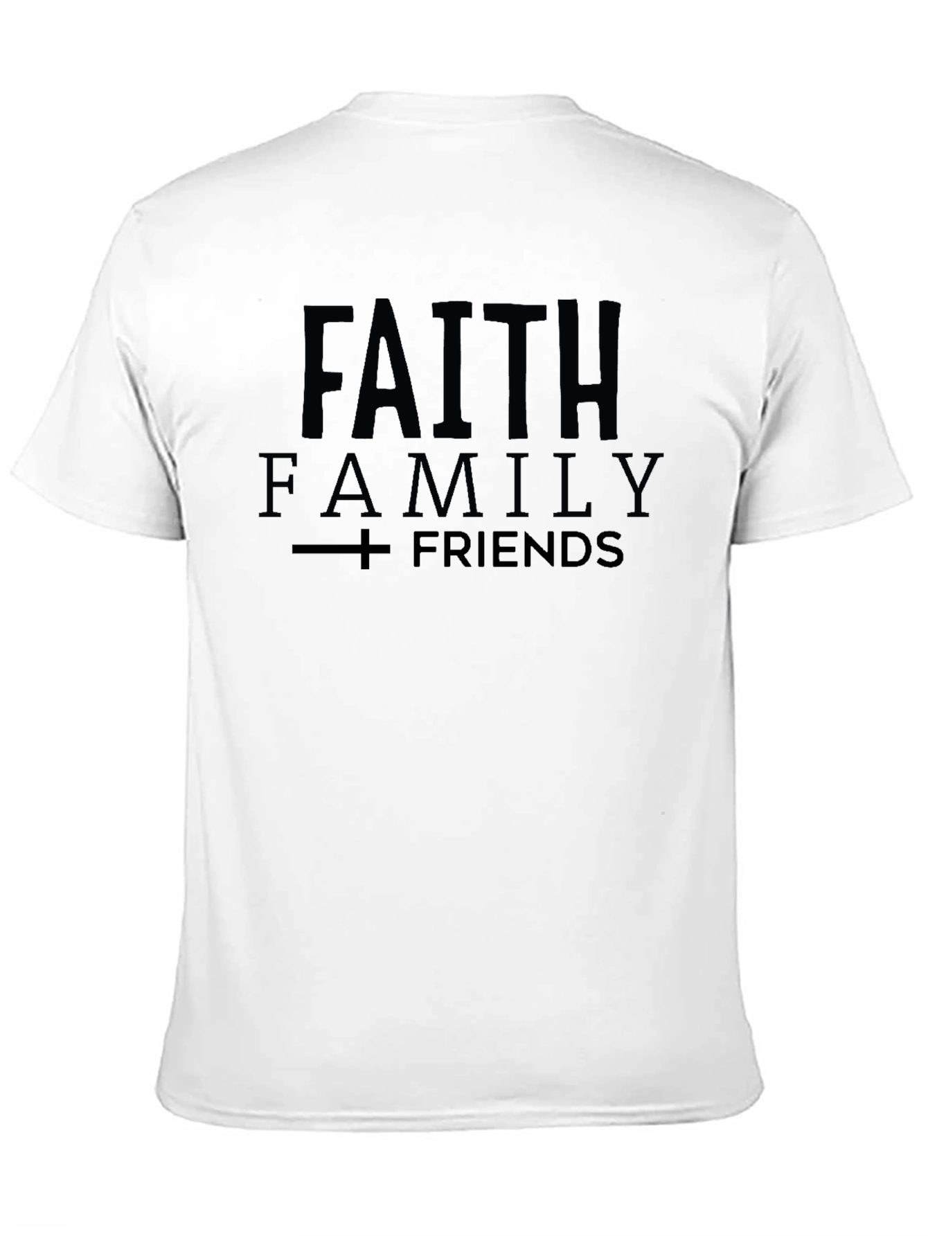 Black Faith Family Friends Graphic Tee - Black T-Shirt view 11