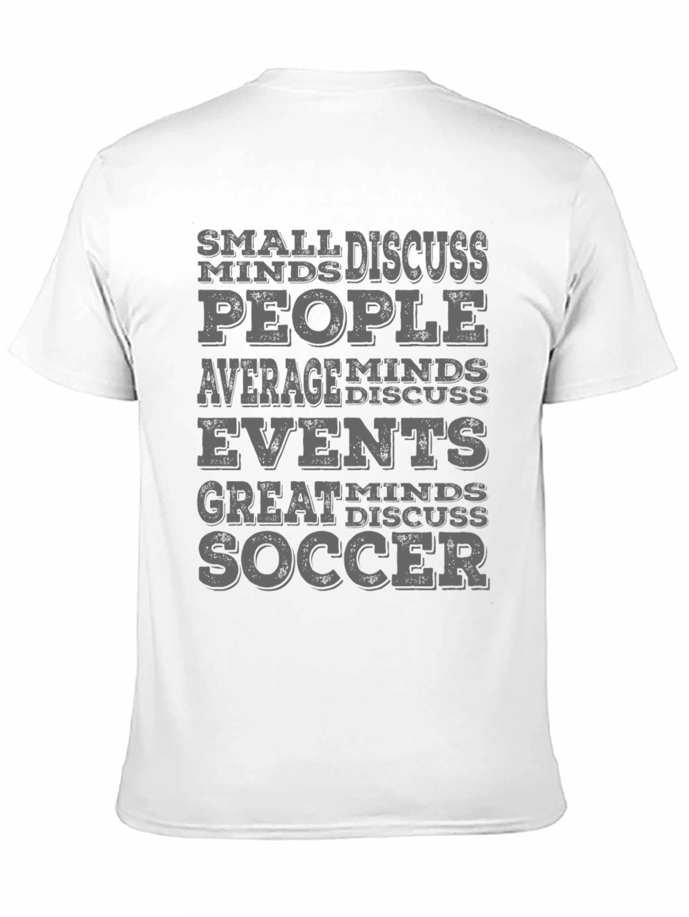 Black Soccer Minds T-Shirt | Discuss Soccer Tee view 11